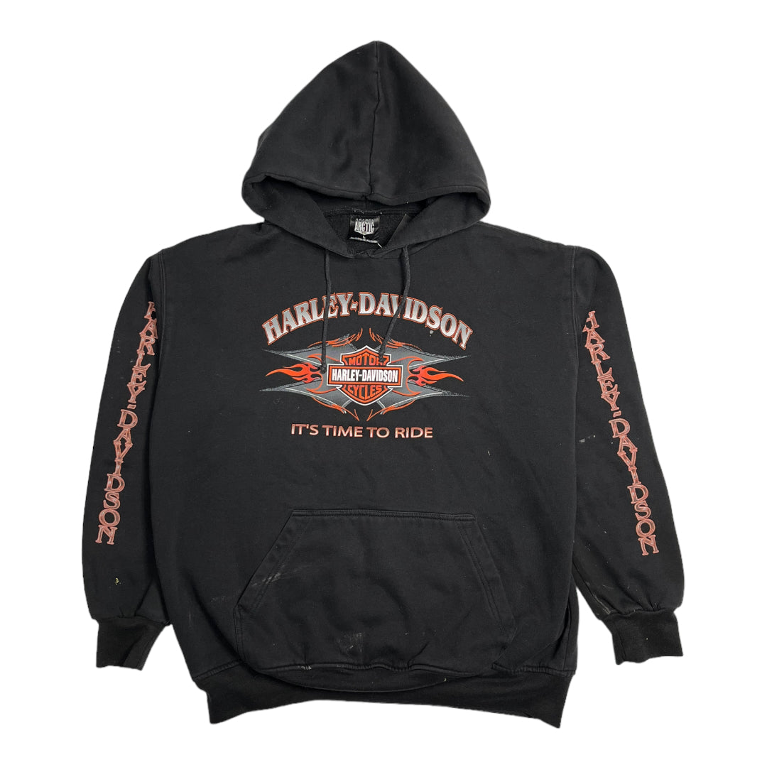 Harley Davidson Time To Ride Hoodie L