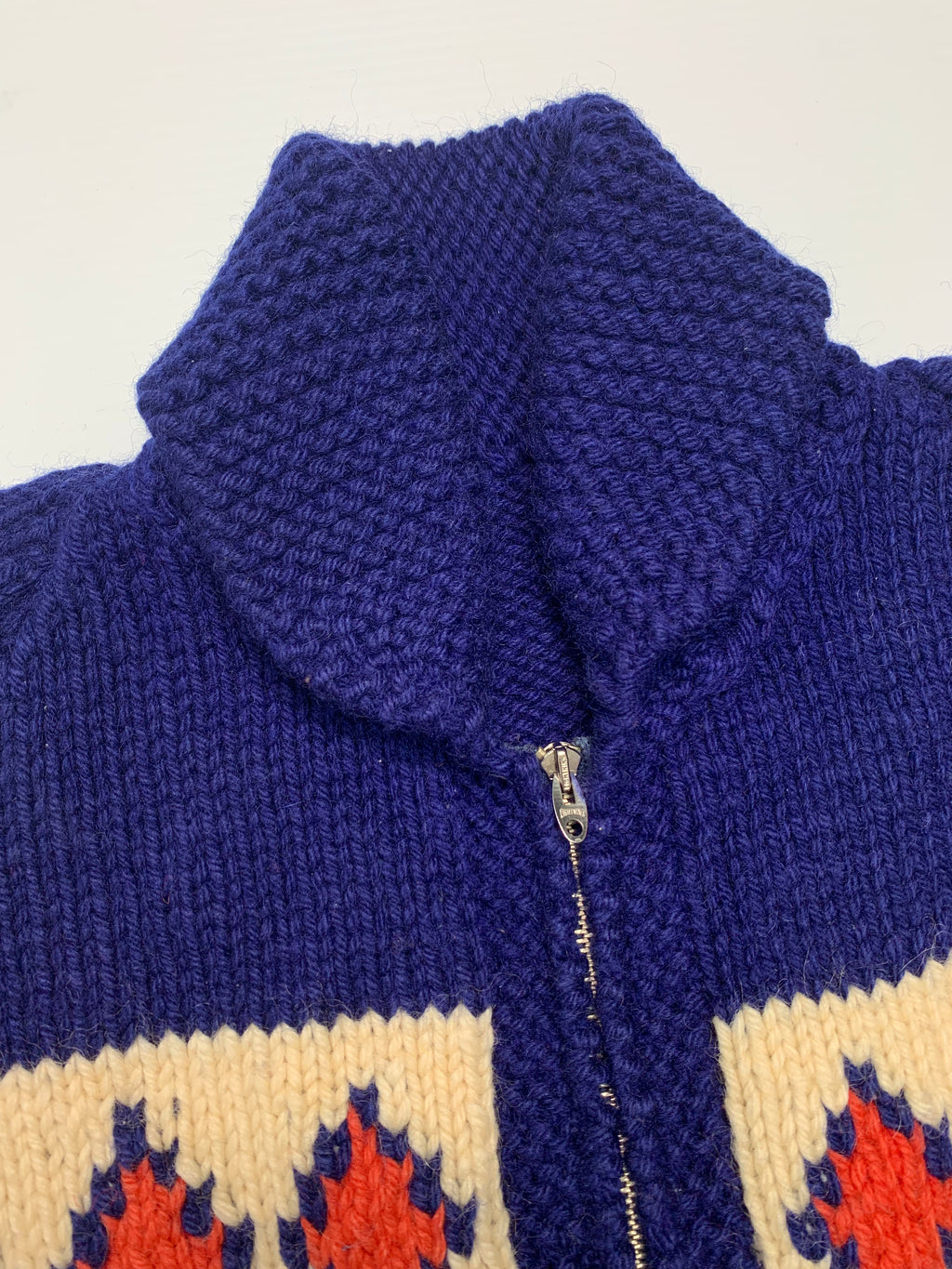 Vintage Full Zip Cowichan Sweater M
