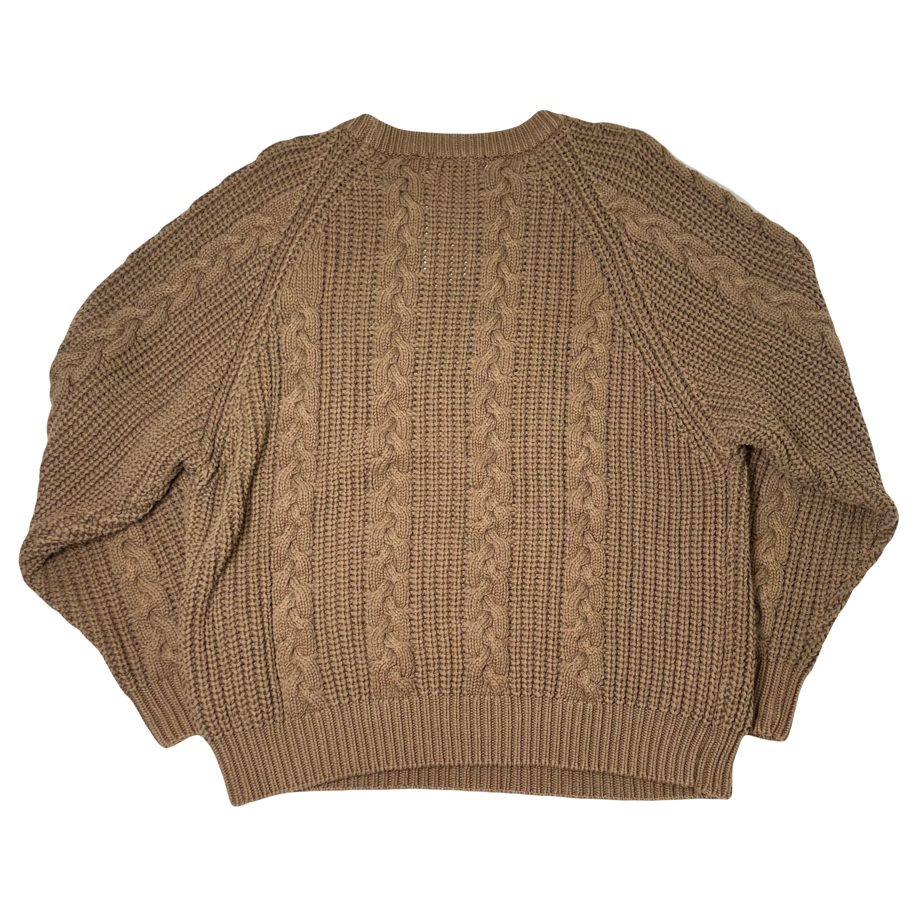 Vintage Pierre Dalby Cable Knit Sweater XL