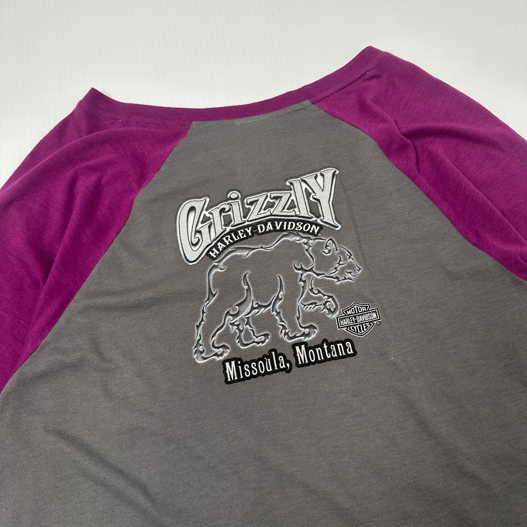 Harley Davidson Montana Raglan Tee Women's XL