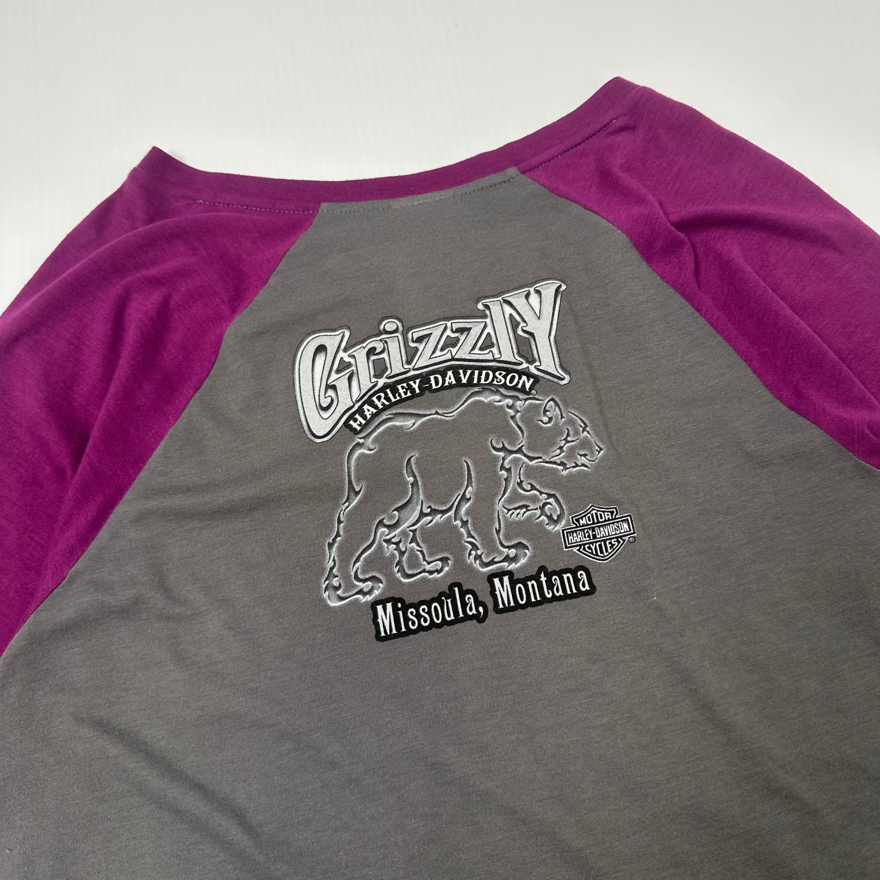 Harley Davidson Montana Raglan Tee Women's XL