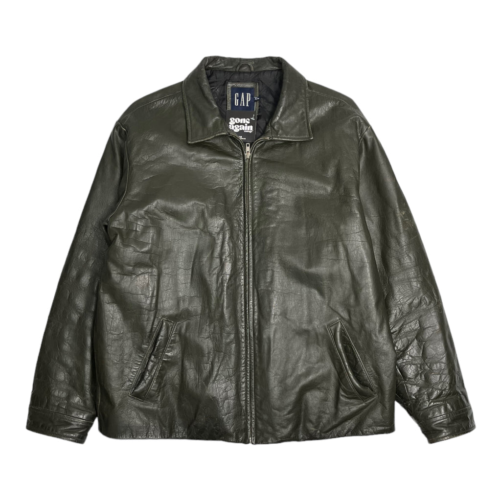 2003 Gap Leather Jacket XL