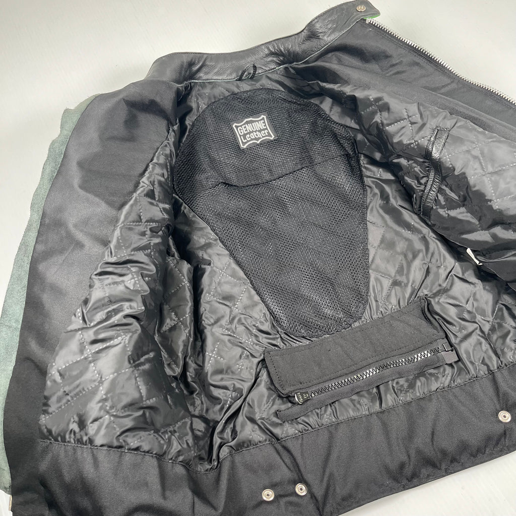 Lucky Strike Leather Moto Jacket L