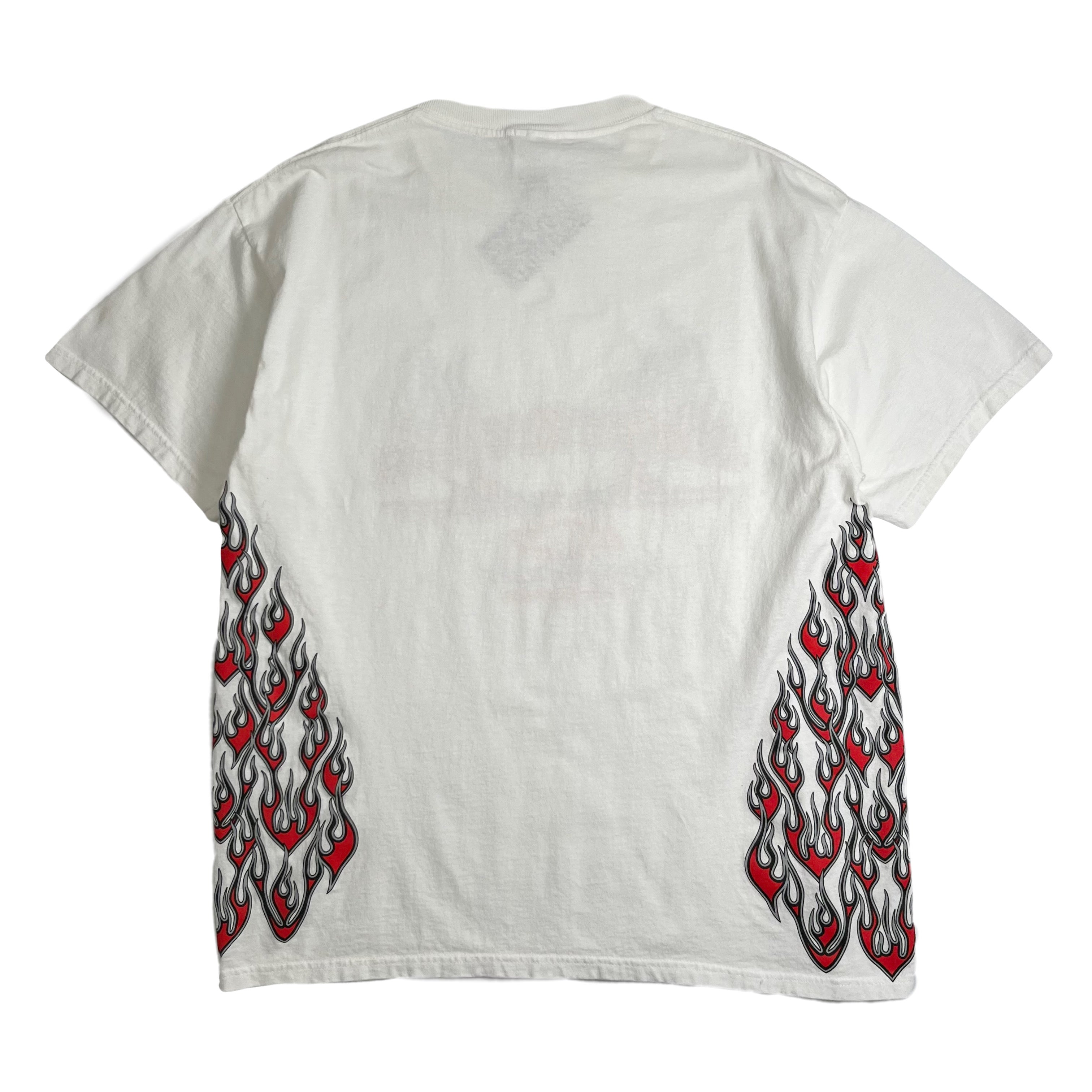 Vintage Chevy Racing Flames Graphic Tee L