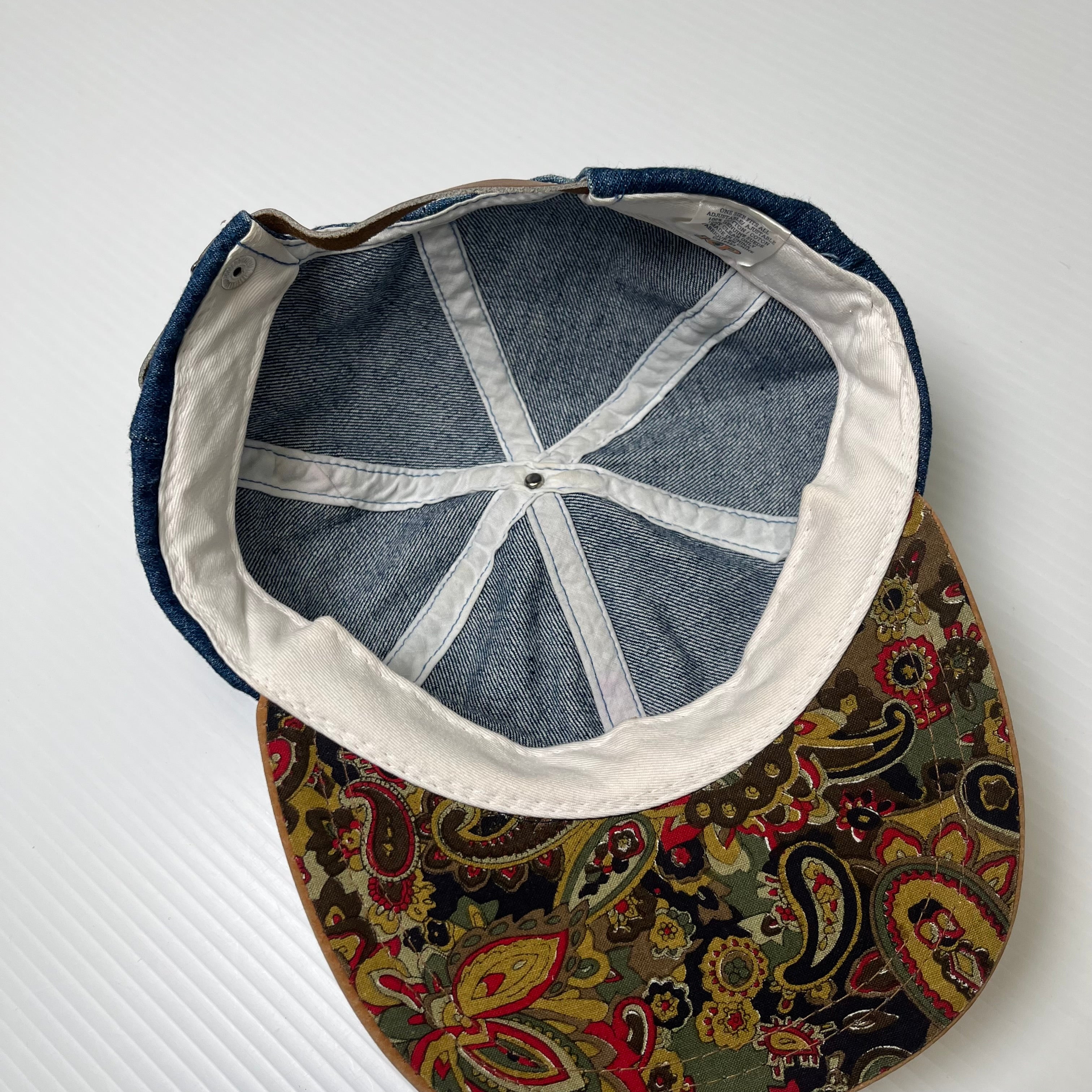 Vintage IBM Technology Denim Strapback Hat