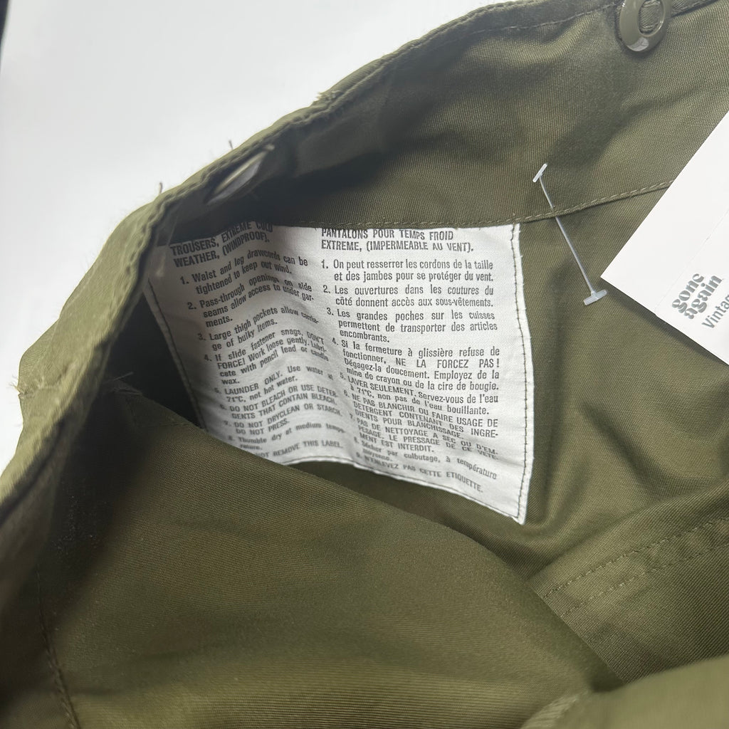 80s Vintage Military Cargo Pants 34