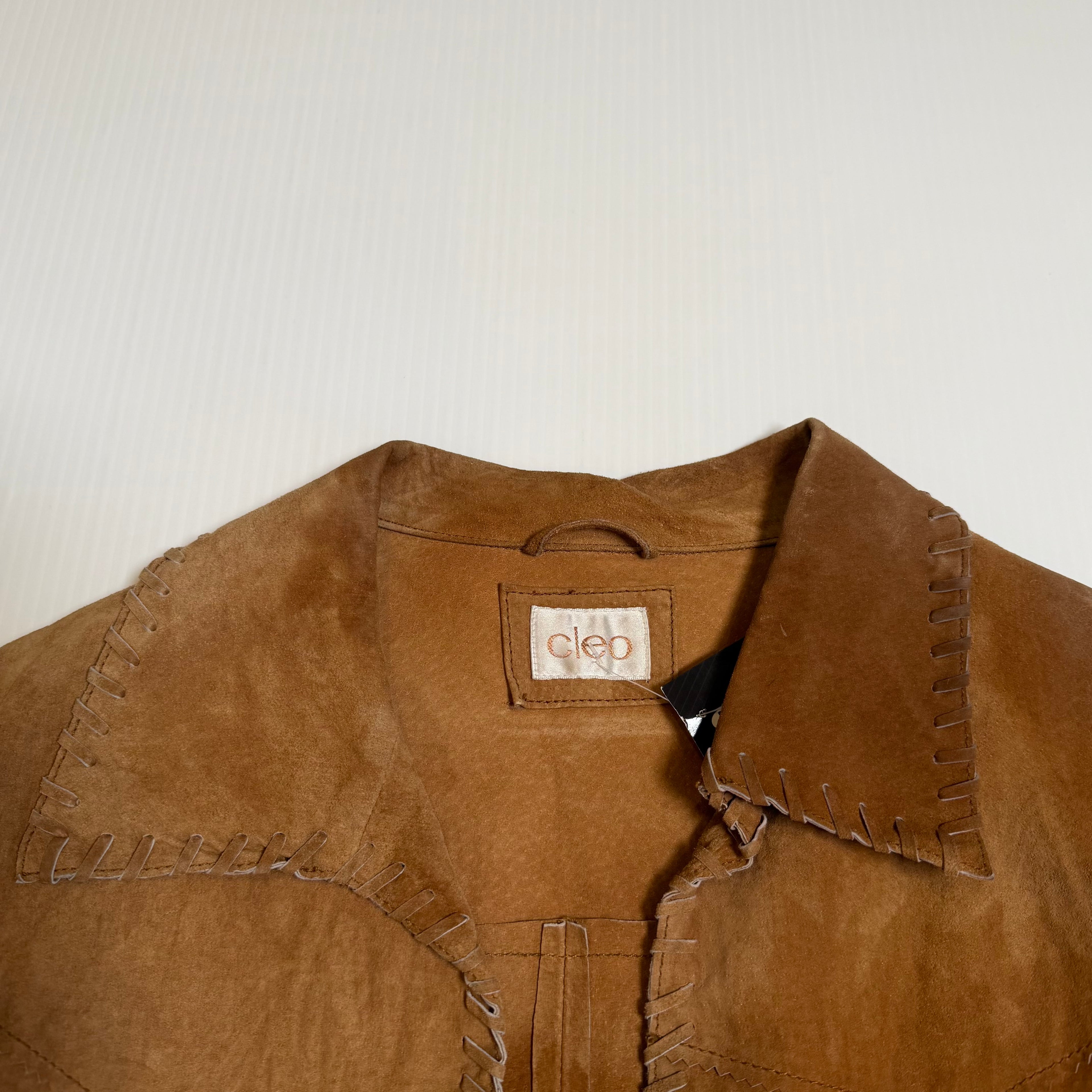 Vintage CLEO Leather Suede Jacket Women's XS