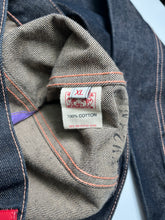 Load image into Gallery viewer, Evisu Dark Wash Denim Jacket Women&#39;s XL
