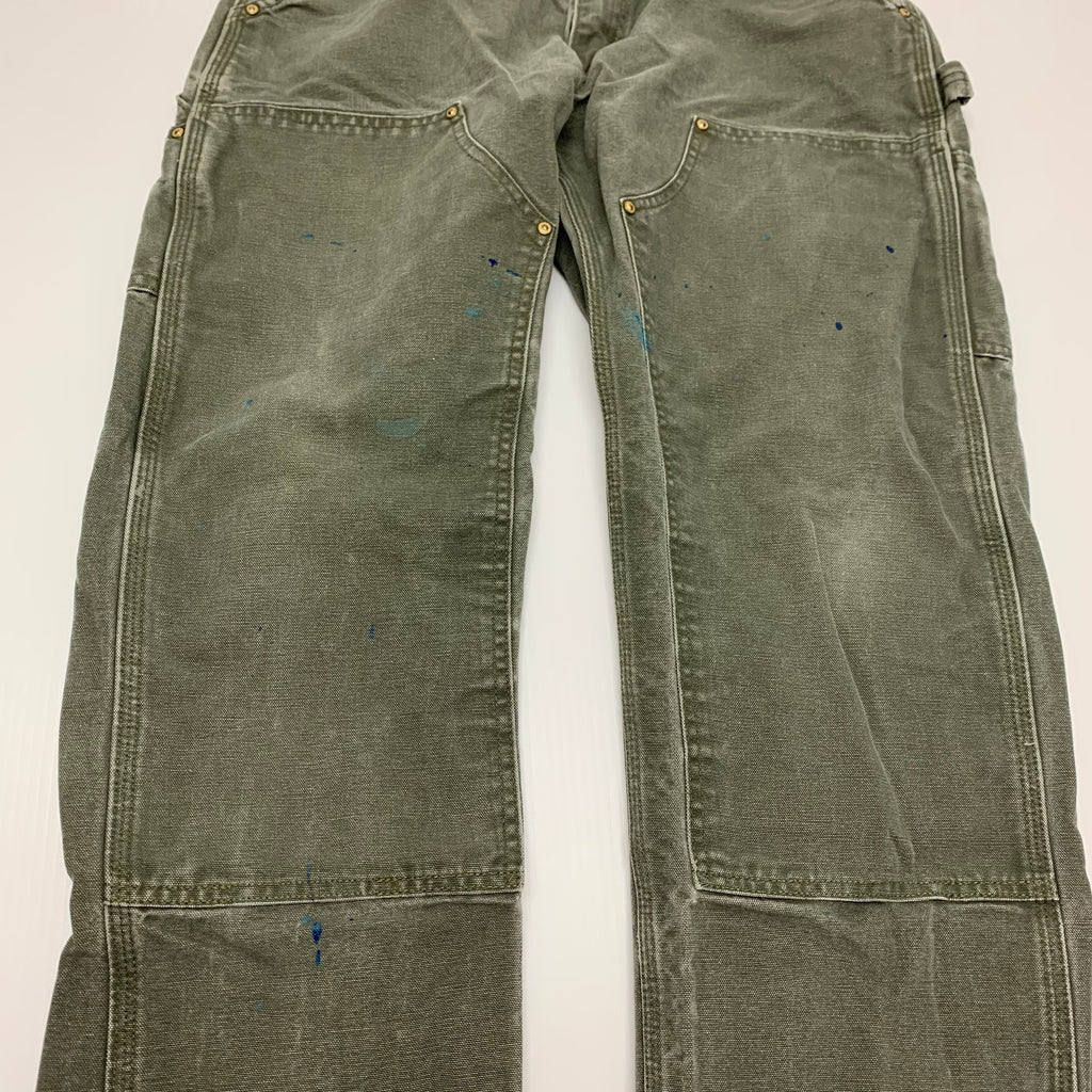 Carhartt Olive Double Knee Denim 34x30