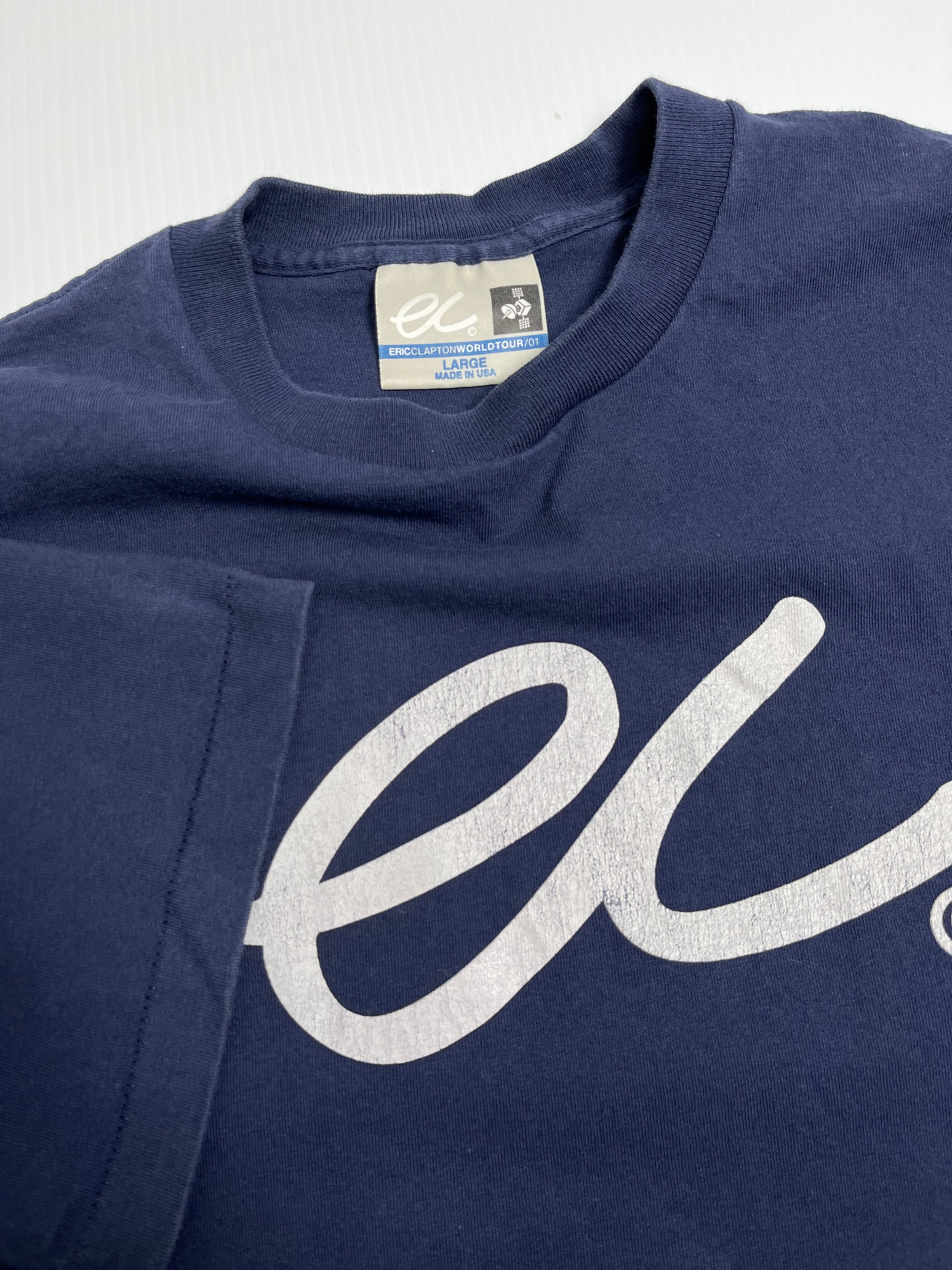 2001 Eric Clapton Tour Tee L
