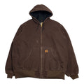 Carhartt Brown Hooded Jacket XL
