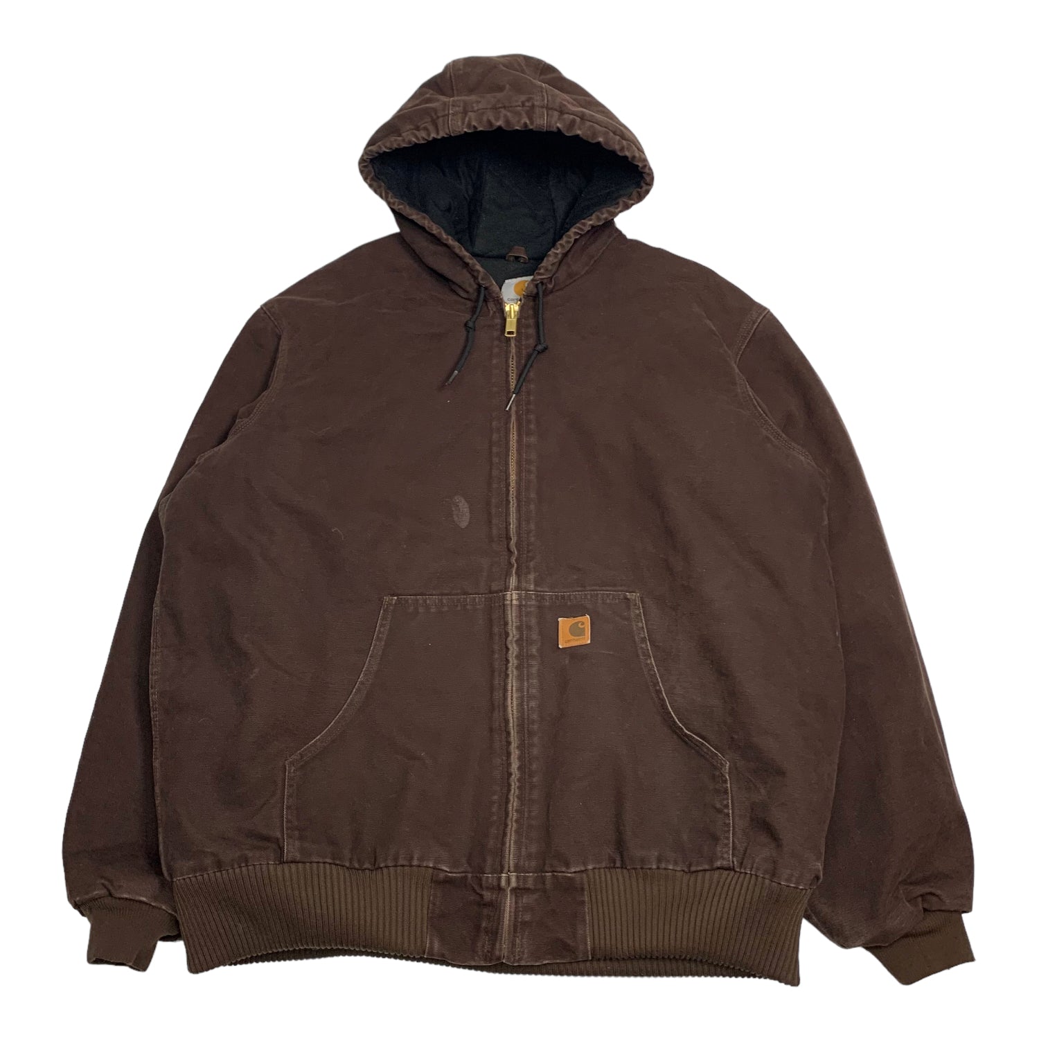 Carhartt Brown Hooded Jacket XL