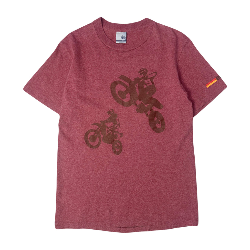Vintage Stüssy Motorbike Graphic Tee S