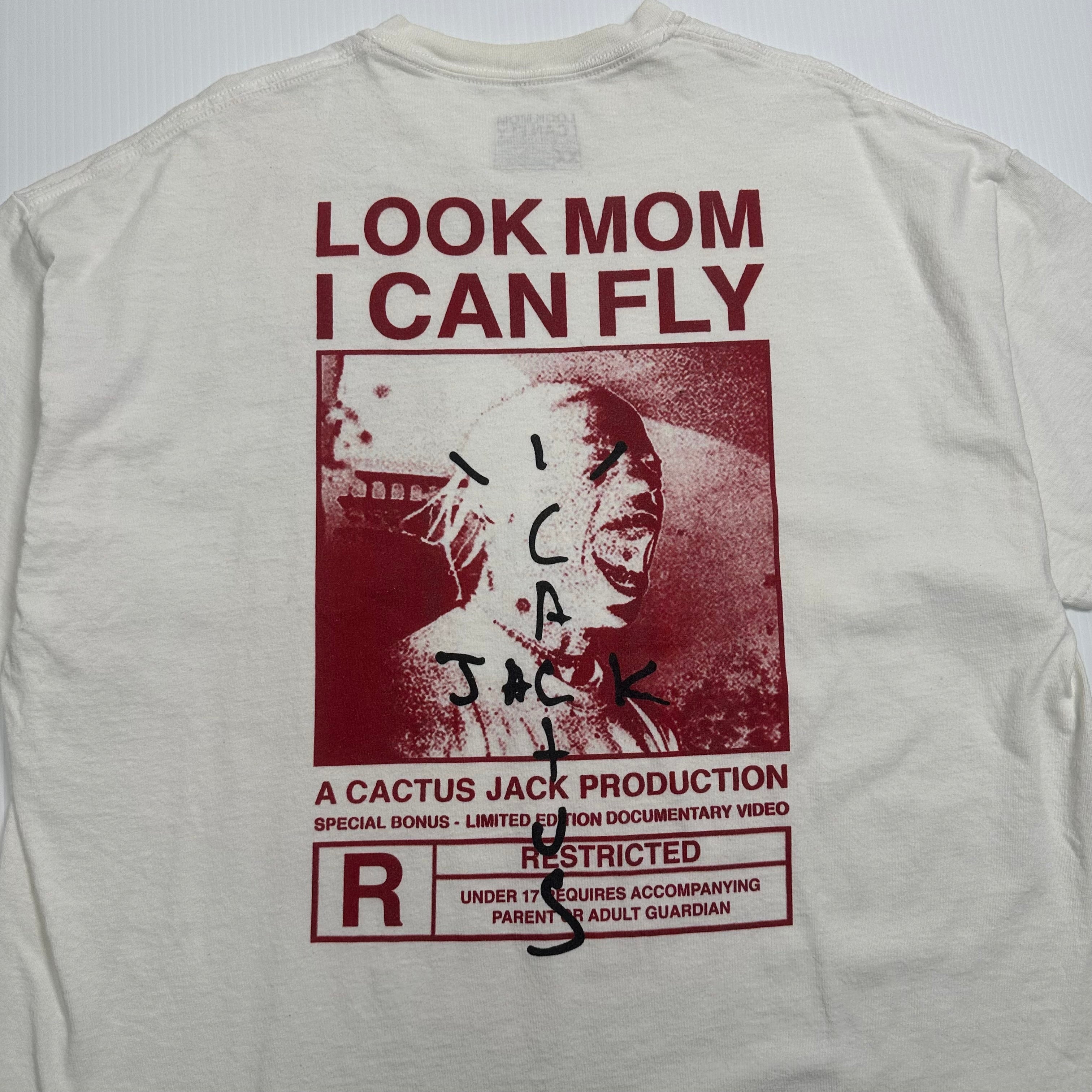 Cactus Jack Look Mom I Can Fly Tee XXL