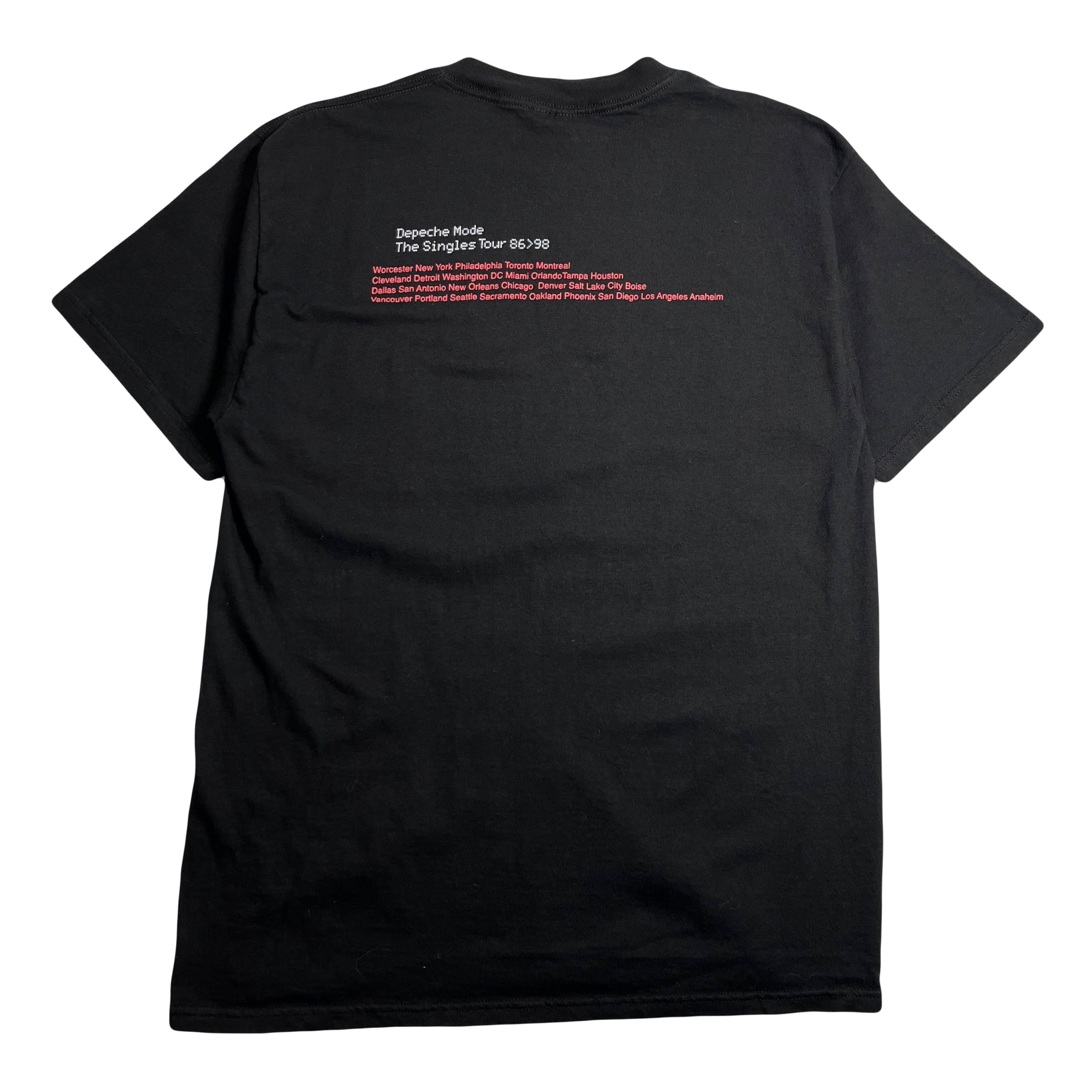 1998 Depeche Mode The Singles Tour Tee L