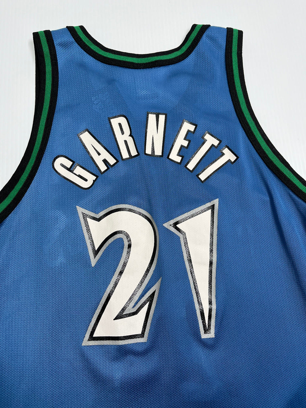 90s Champion Timberwolves Kevin Garnett Jersey S