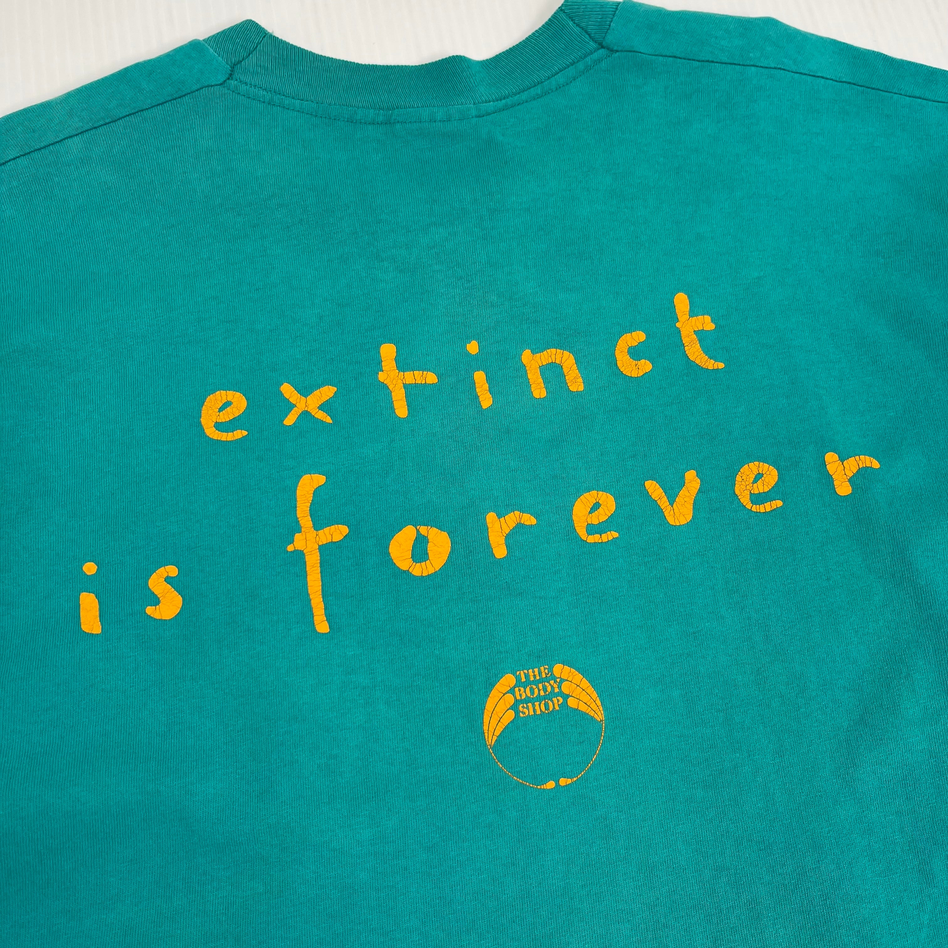 90s Body Shop Extinct Is Forever Graphic Tee XL