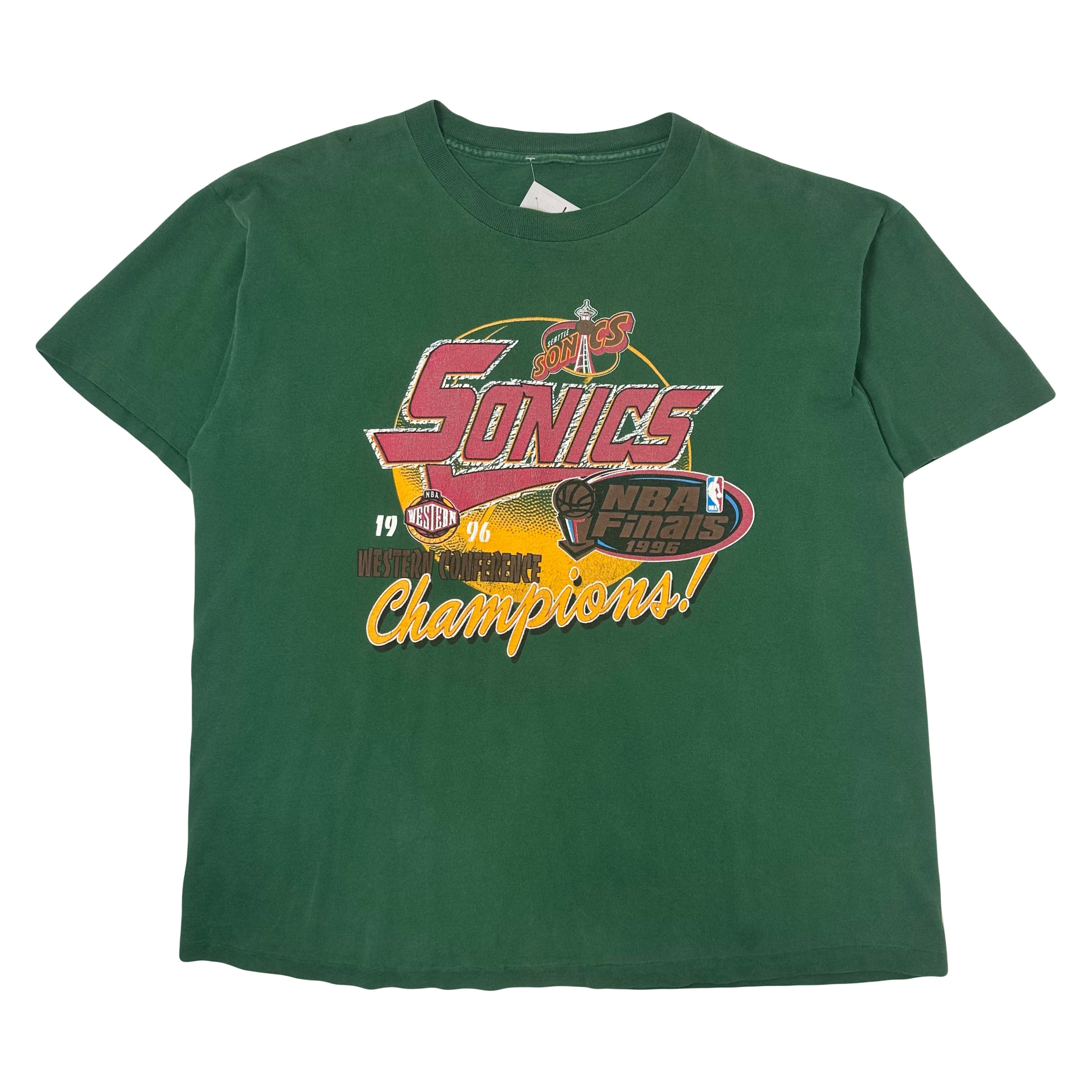 1996 Seattle Sonics NBA Finals Graphic Tee XL