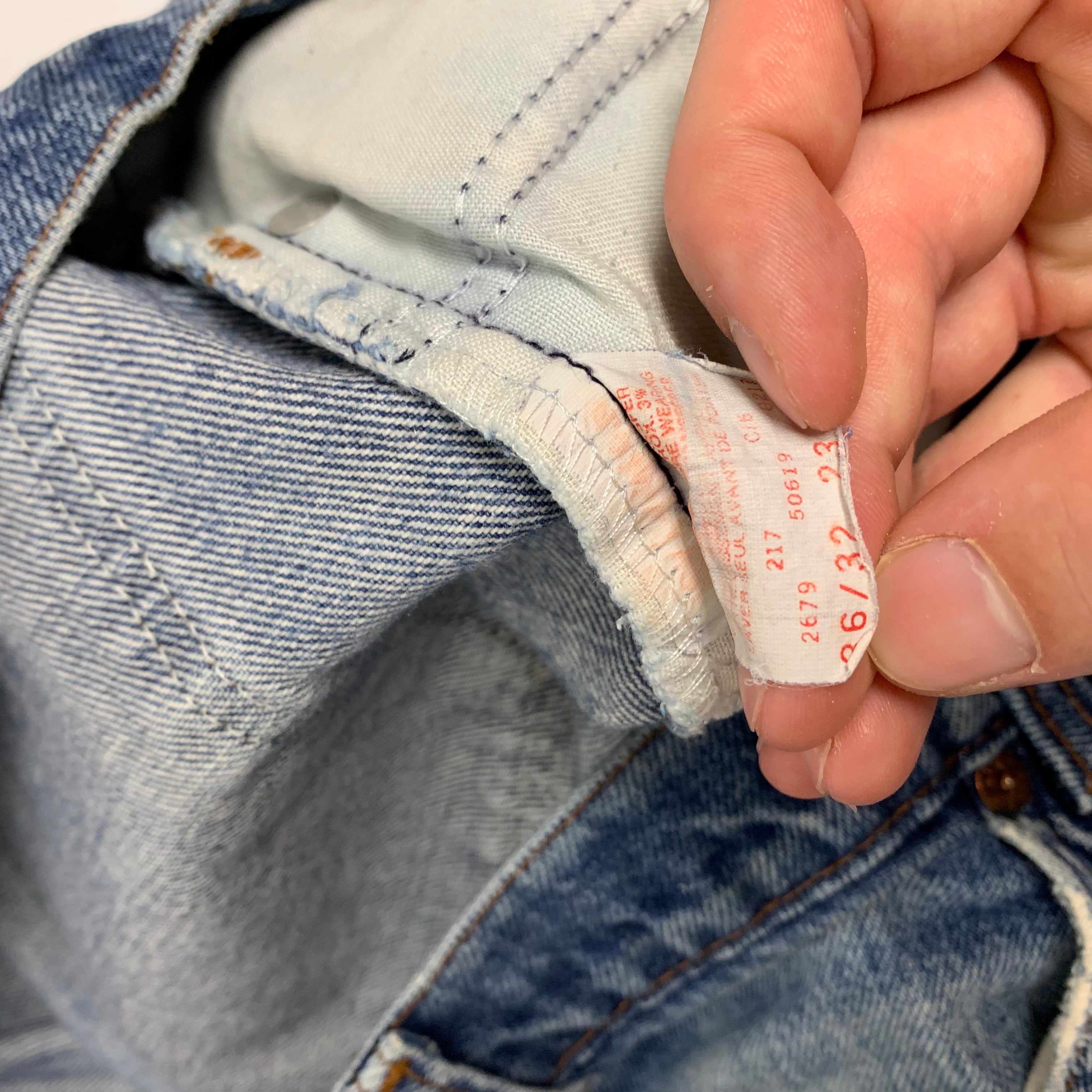 Vintage Light Wash Levi’s 506 34x31