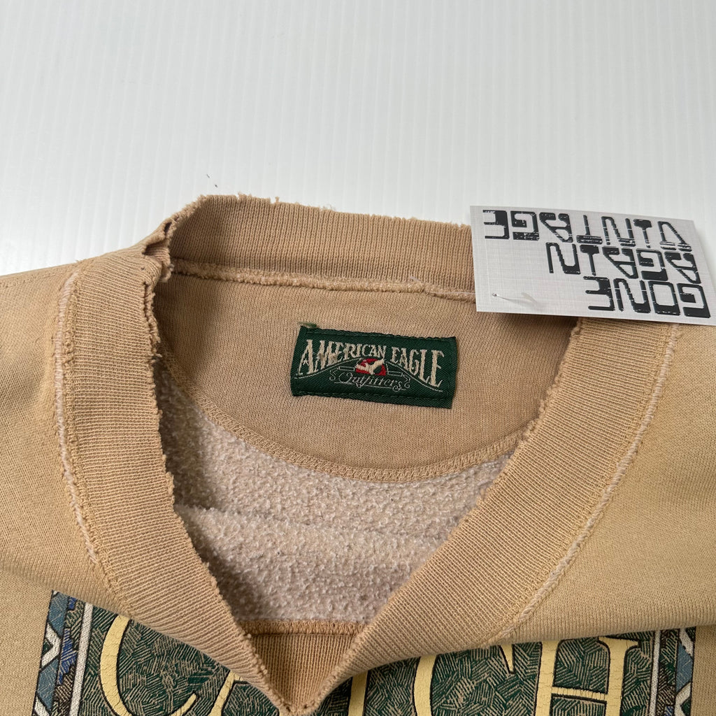 Vintage American Eagle Fishing Catch And Release Crewneck XL