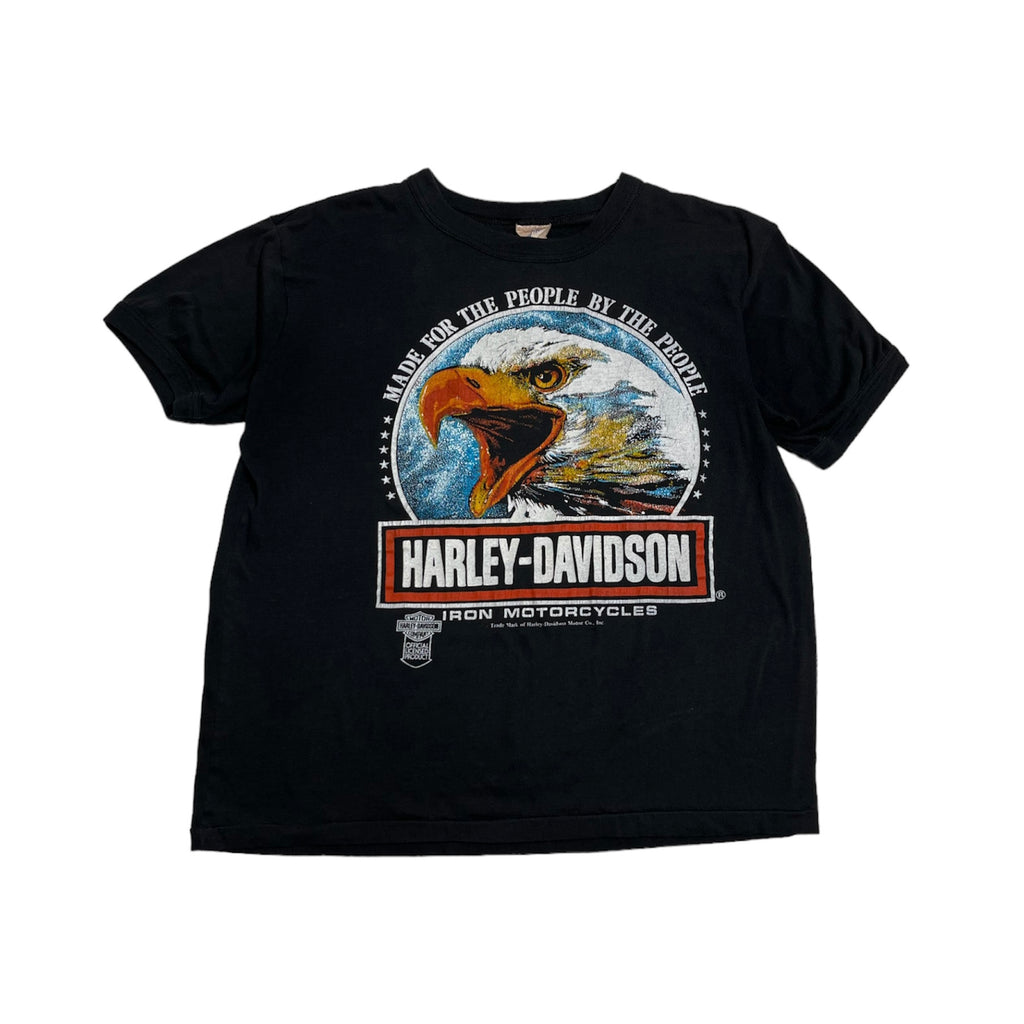 80s Harley Davidson For The People Eagle Tee M/L