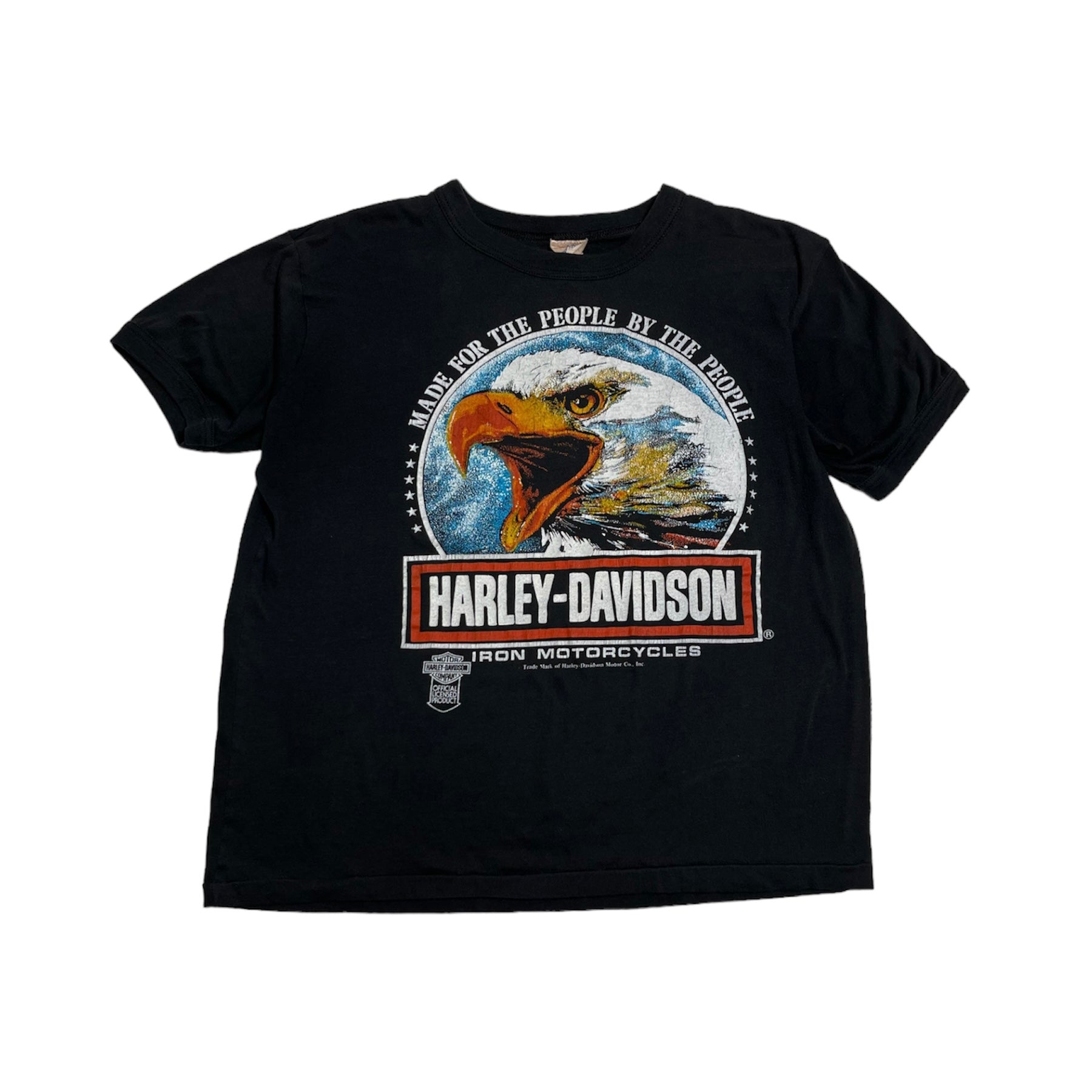 80s Harley Davidson For The People Eagle Tee M/L