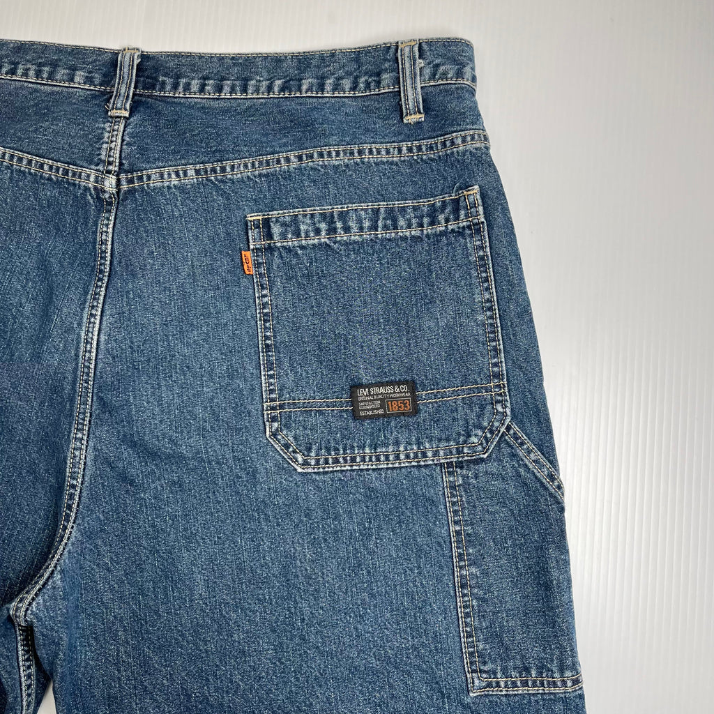 Vintage Levi's Orange Tab Baggy Denim Shorts 42