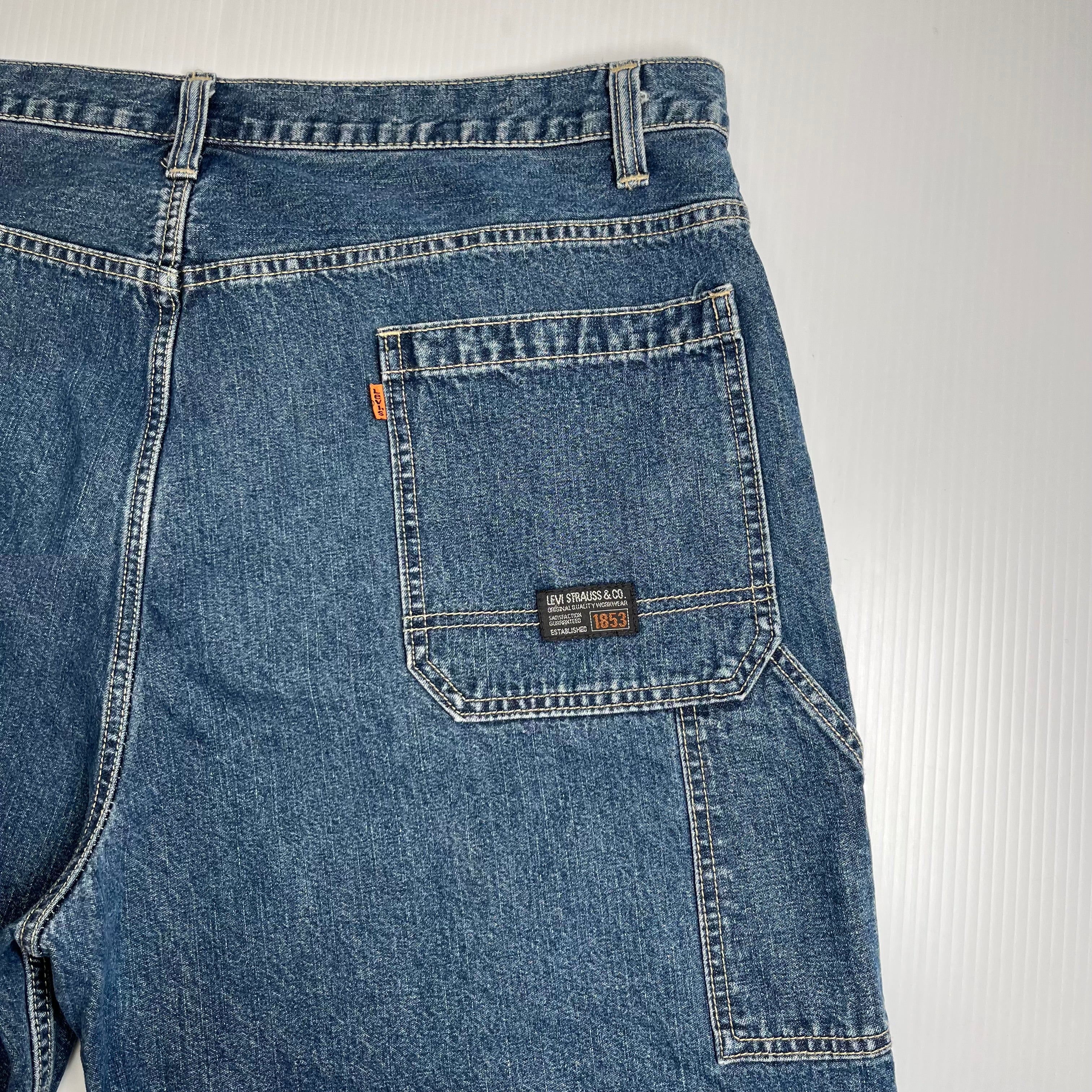 Vintage Levi's Orange Tab Baggy Denim Shorts 42