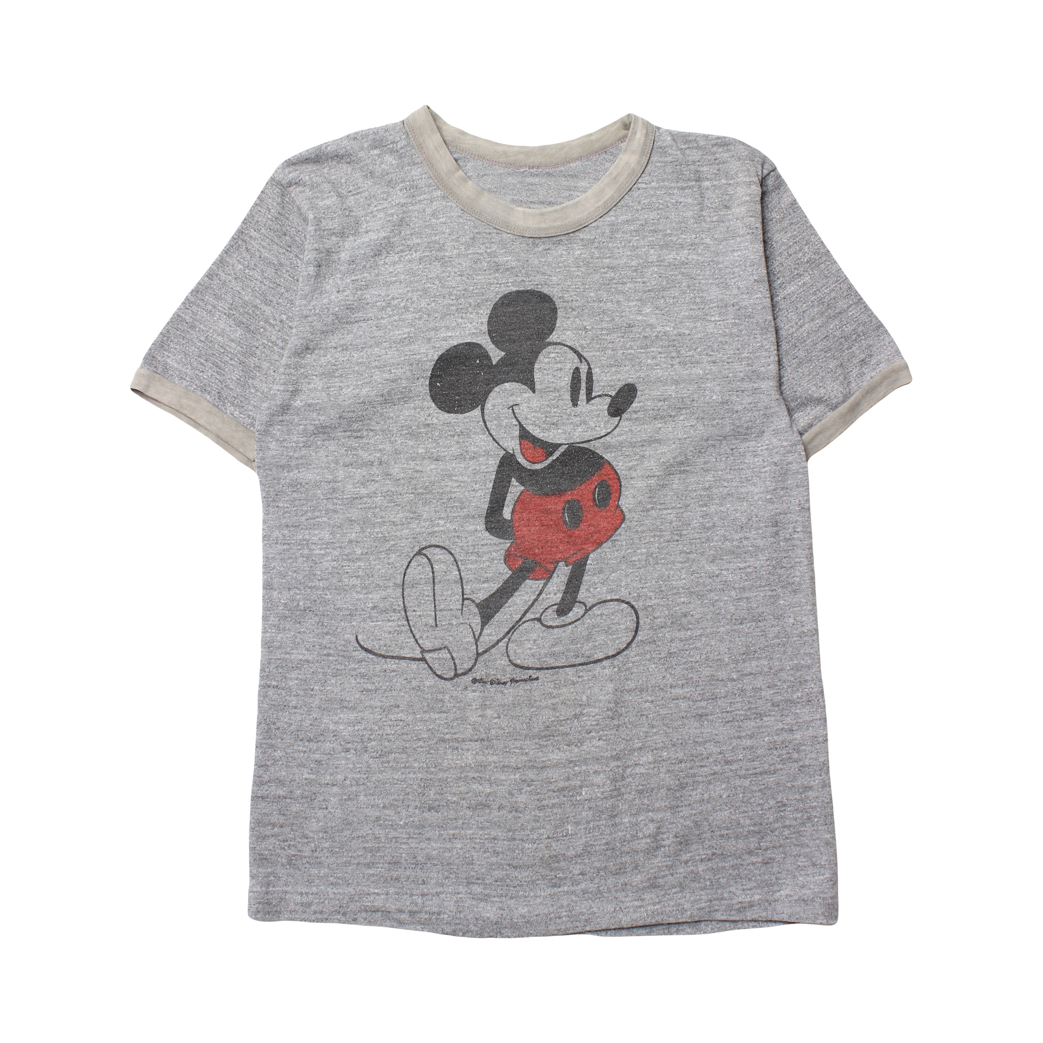 80s Disney Mickey Mouse Ringer Tee M