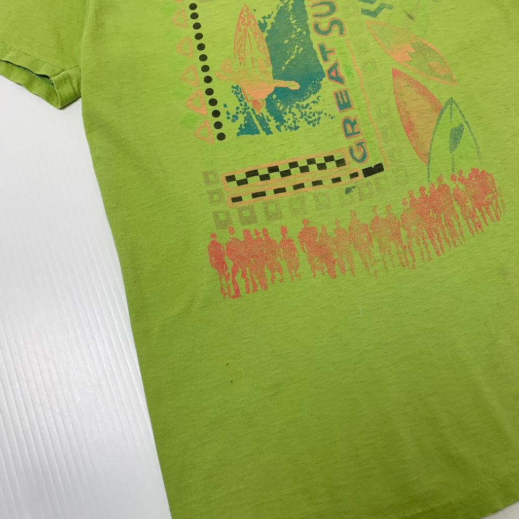 Vintage Ocean Pacific Great Waves Surf Graphic Tee S