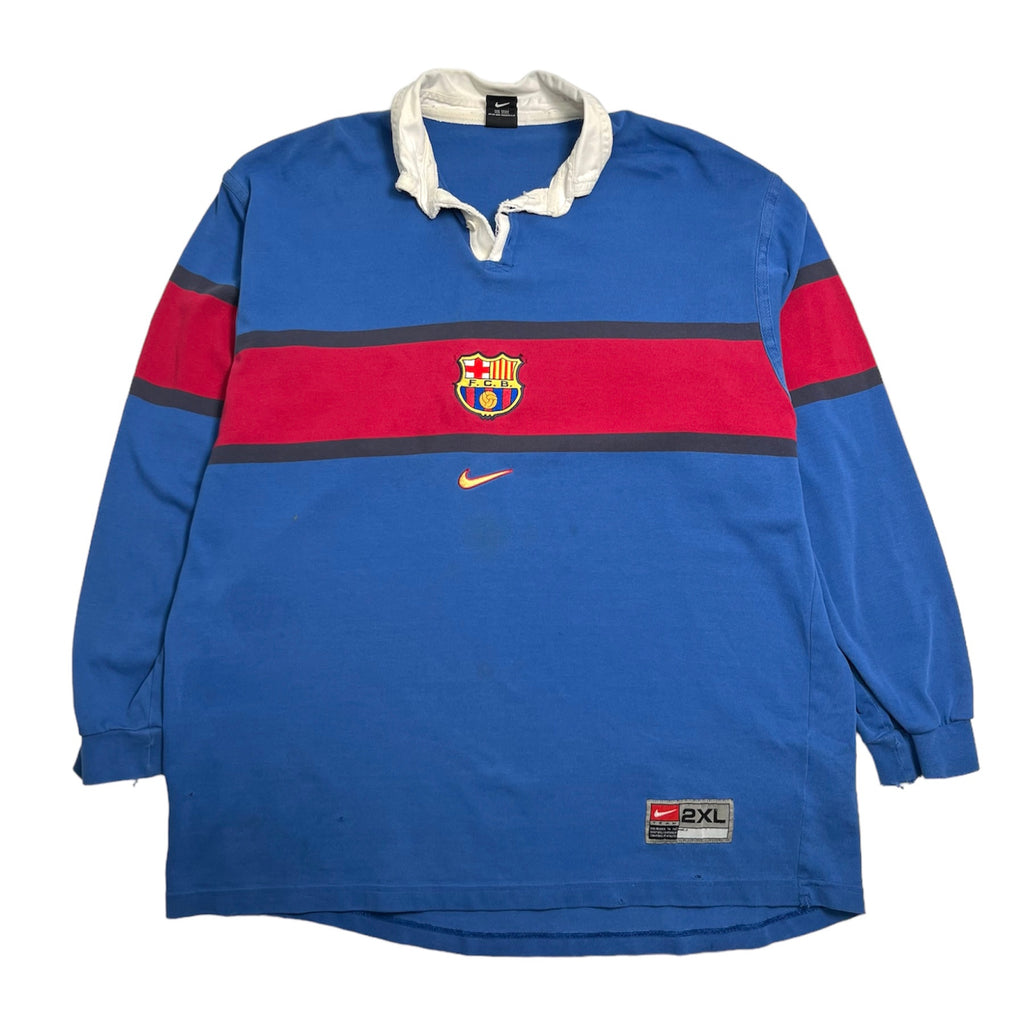Vintage Nike Barcelona Rugby Shirt XXL