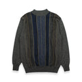 Vintage Platinum Mode Striped Sweater L