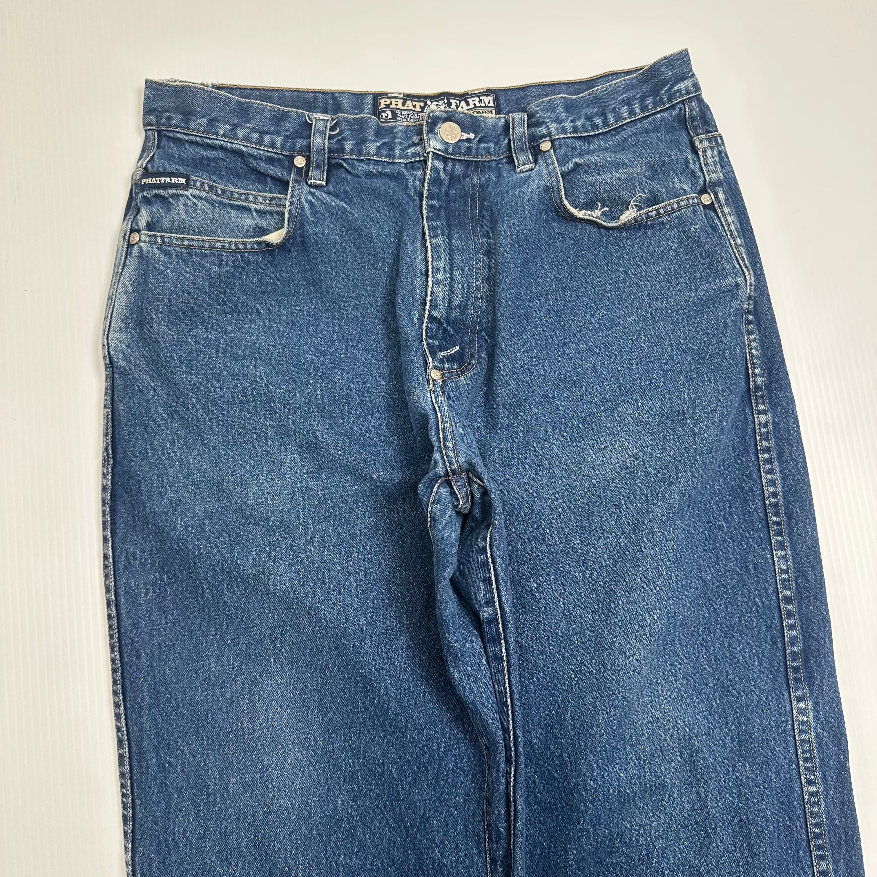 Y2K Phat Farm Wide Leg Denim 34