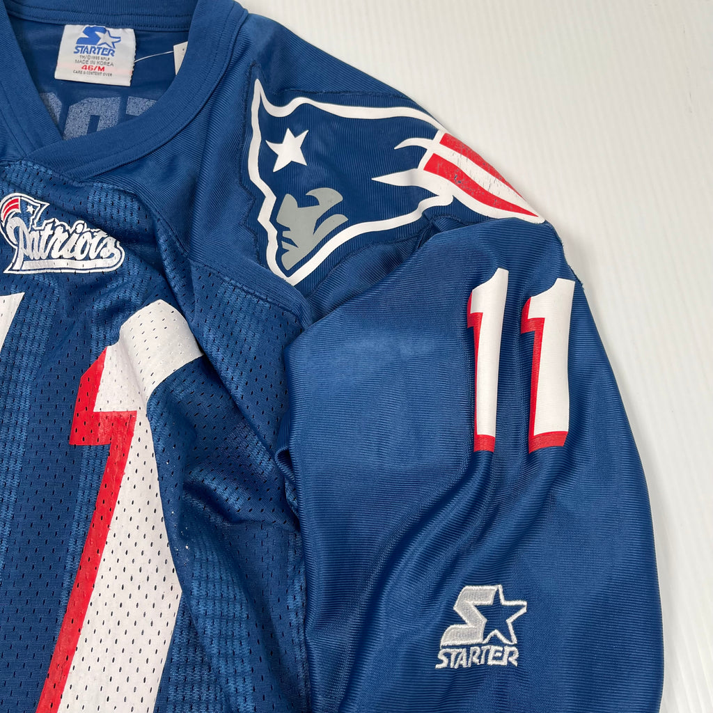 1995 Starter New England Patriots #11 Bledsoe NFL Jersey M