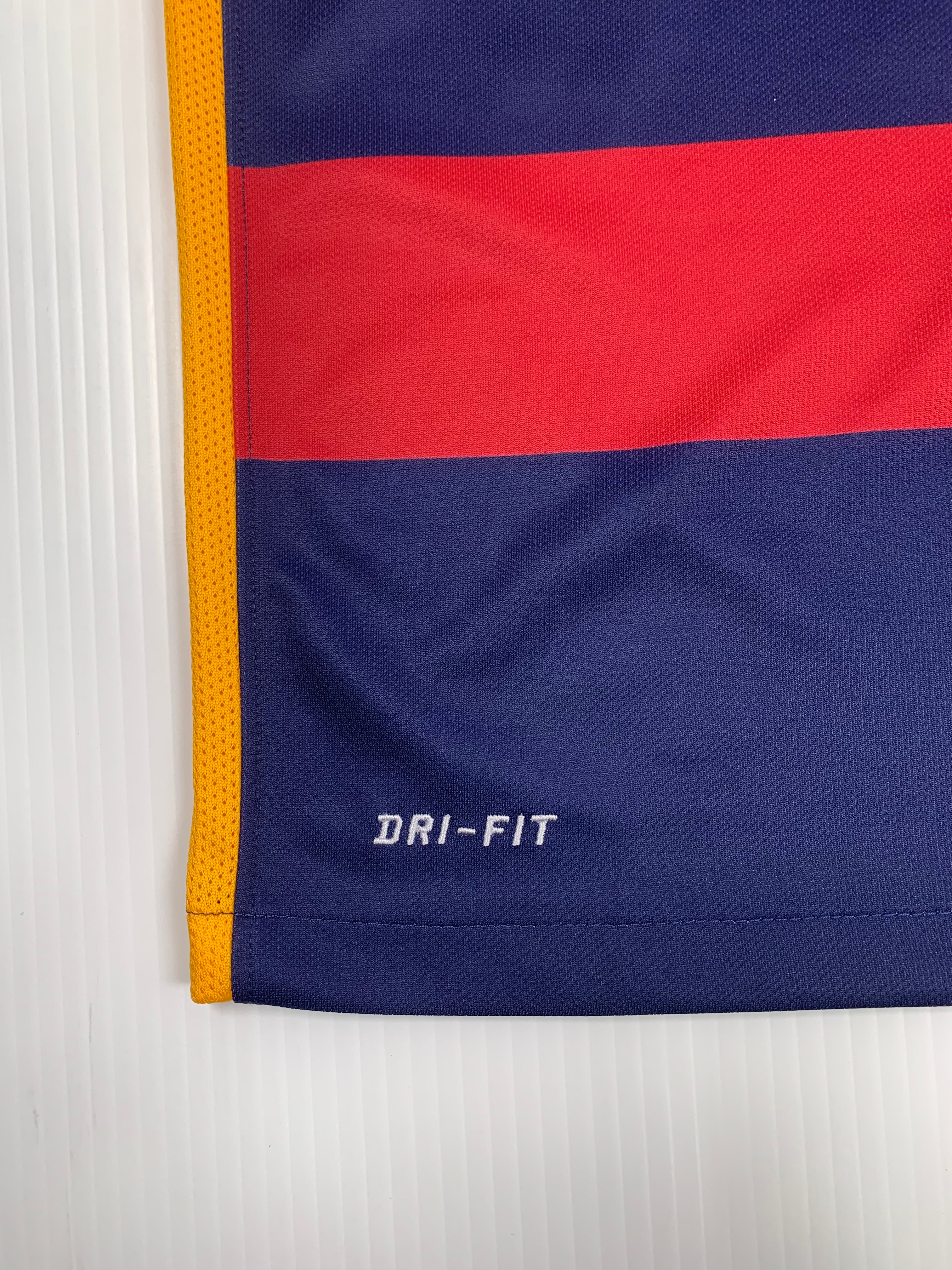 2015-16 Nike FC Barcelona Neymar #11 Copa Del Ray Home Kit M