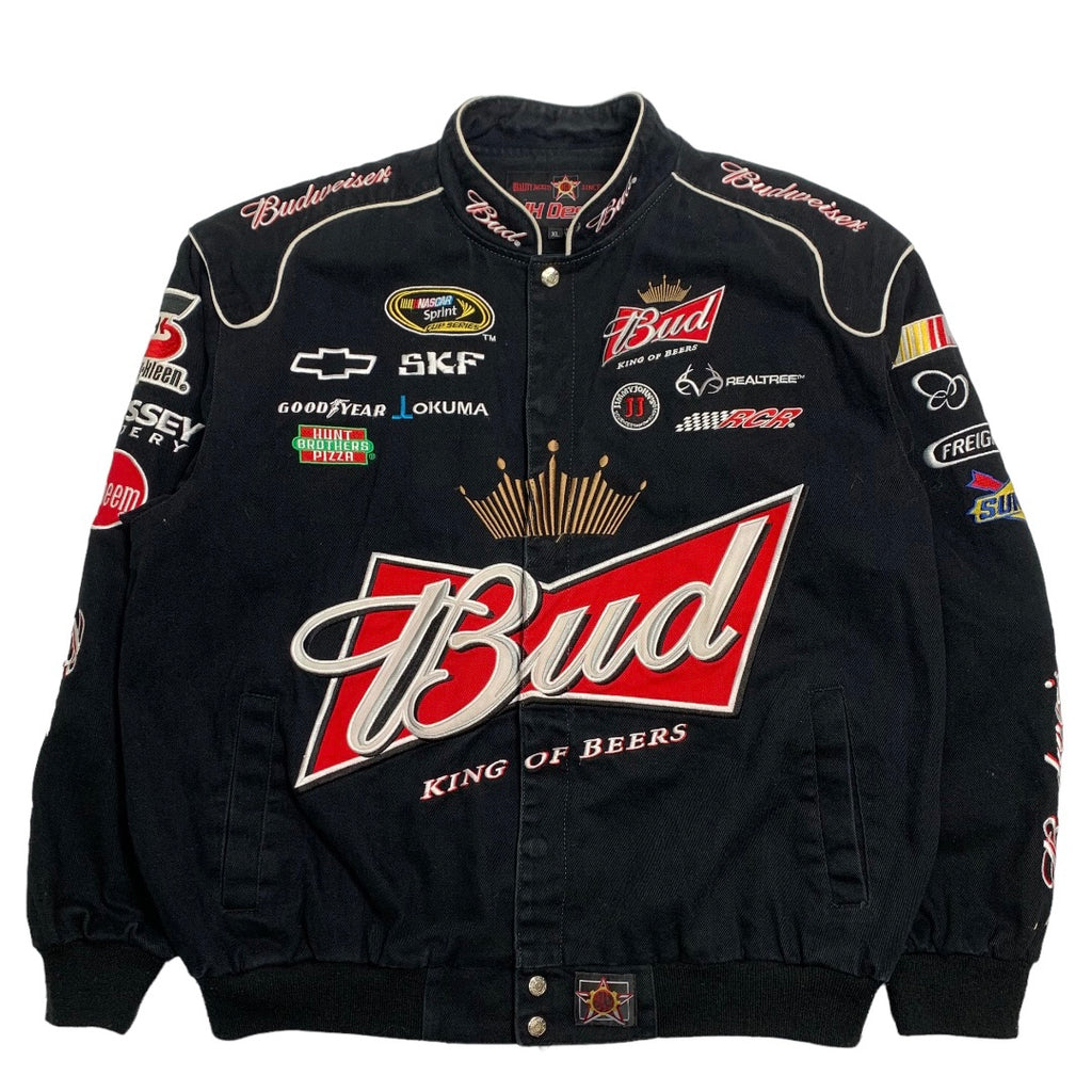 Vintage Jeff Hamilton Budweiser Racing Jacket XL