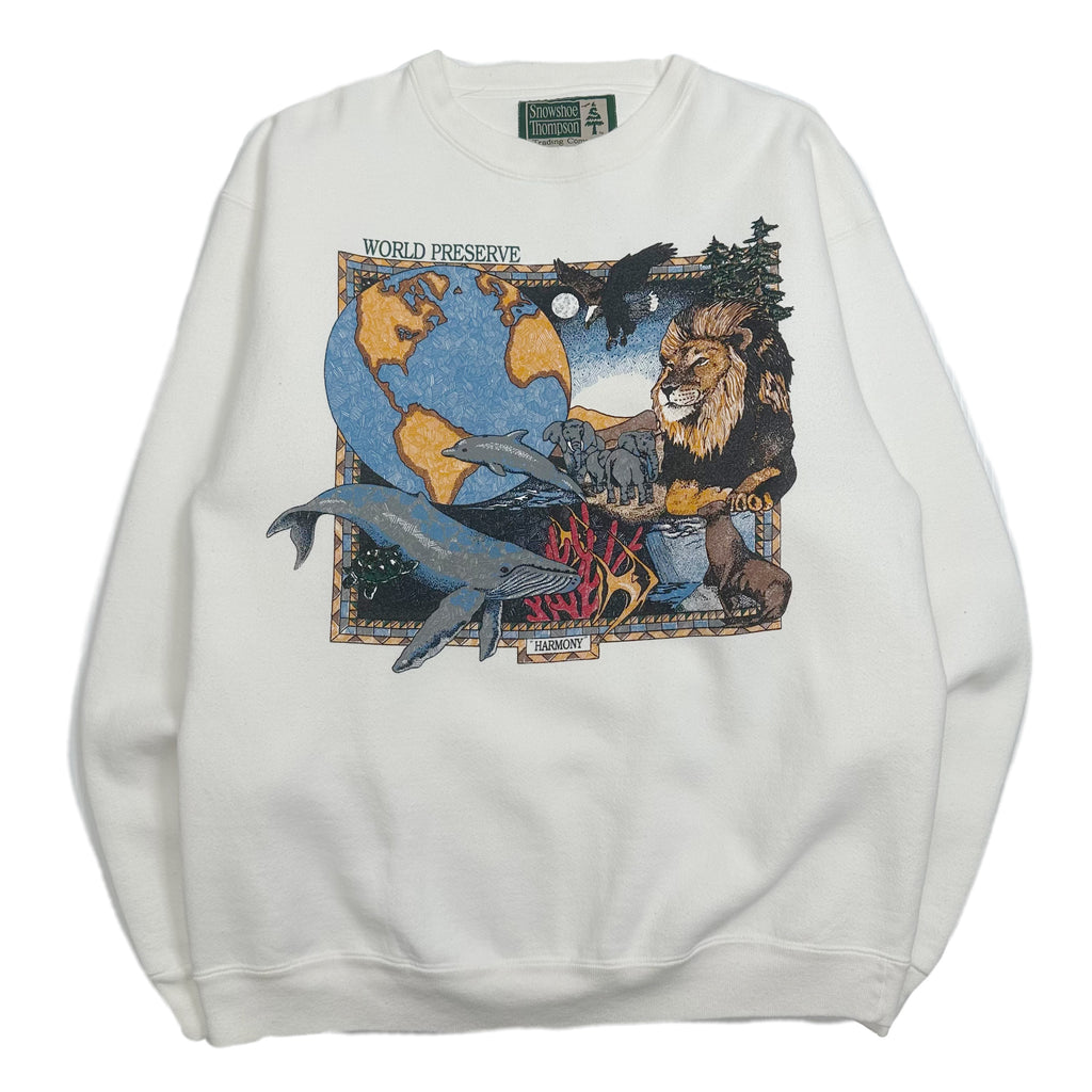 Vintage Harmony World Preserve Nature Crewneck L