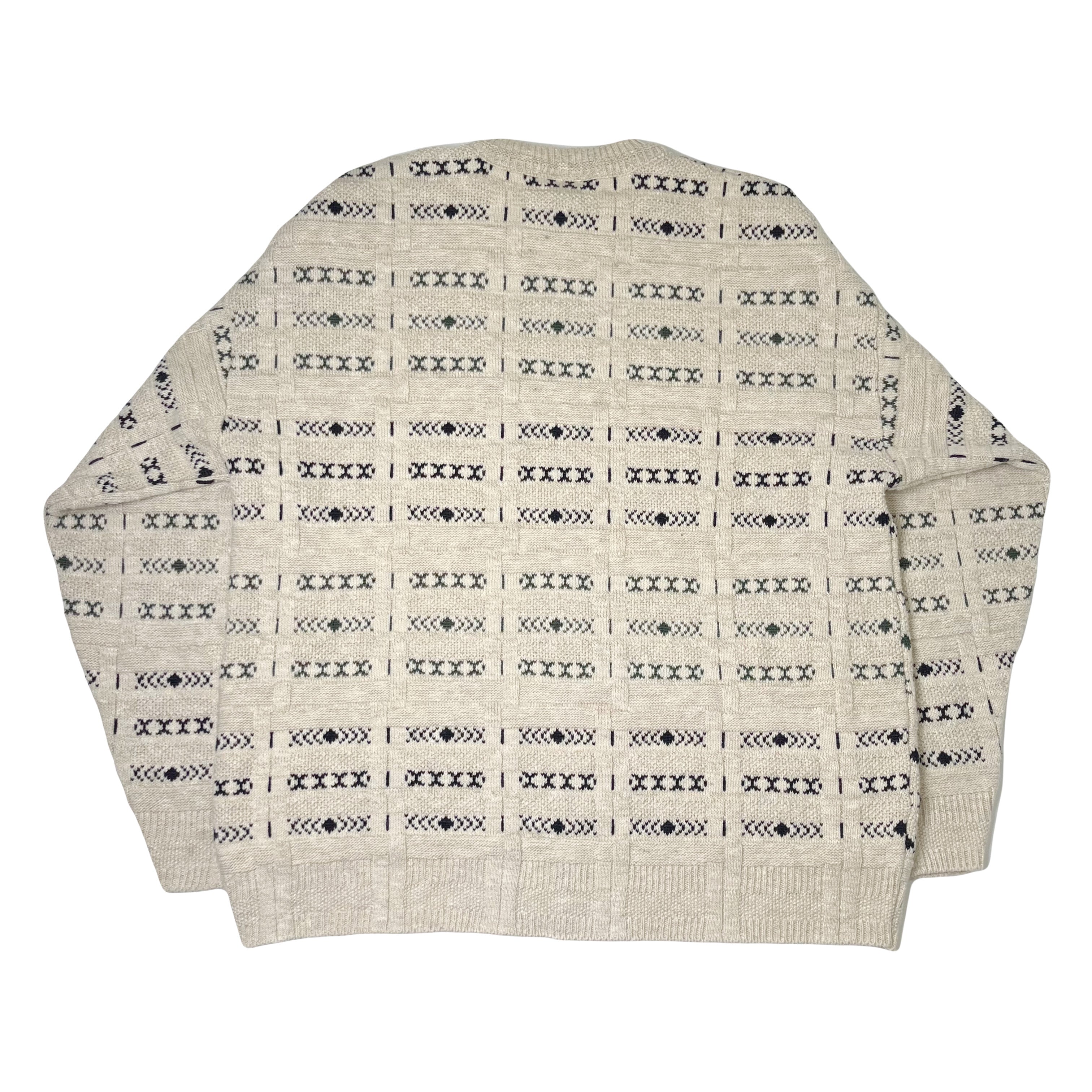 Vintage Porto Bello Pattern Knit Sweater M