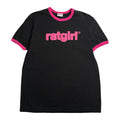 Y2K Ratgirl Ringer Tee L