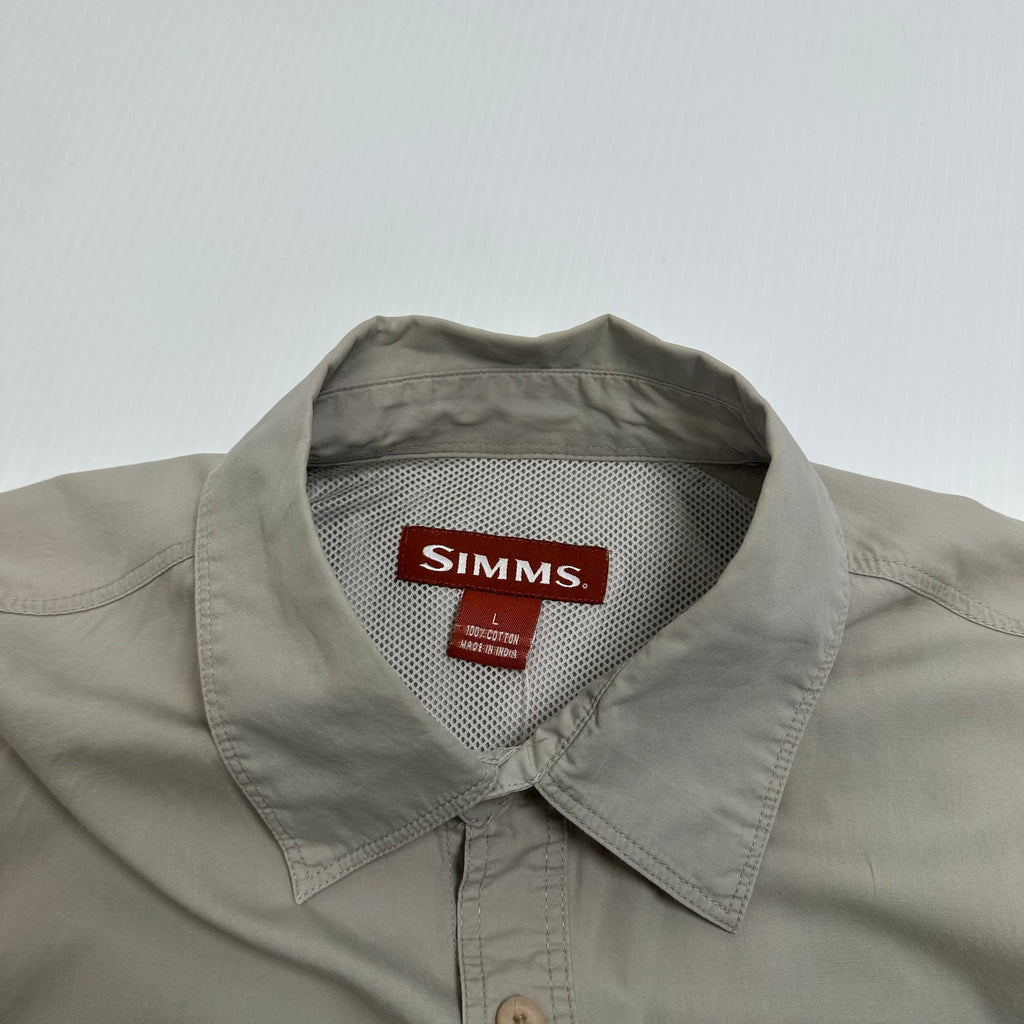 Simms Fishing Gear Tactical Button Up Shirt L
