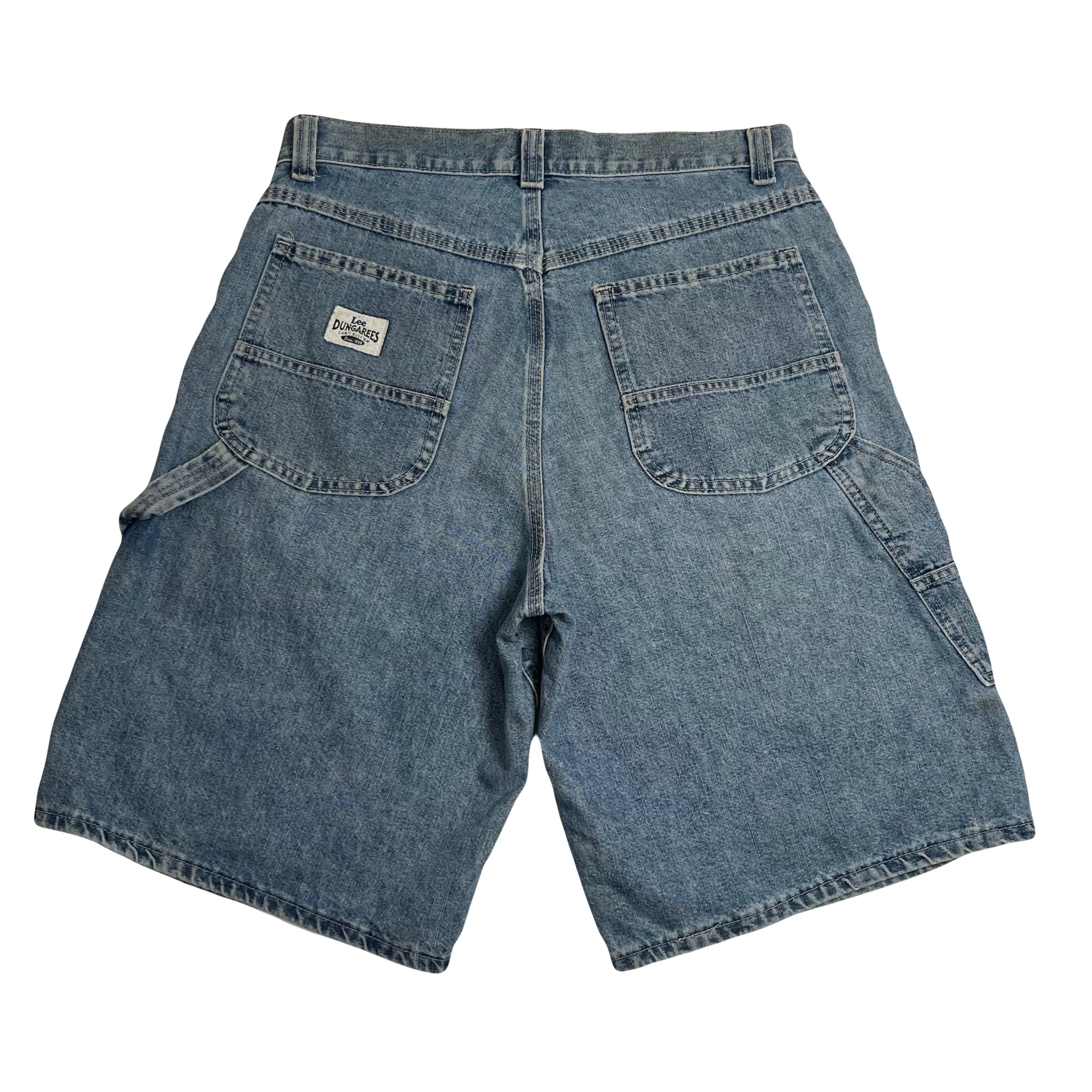 Vintage Lee Dungarees Denim Carpenter Shorts 34