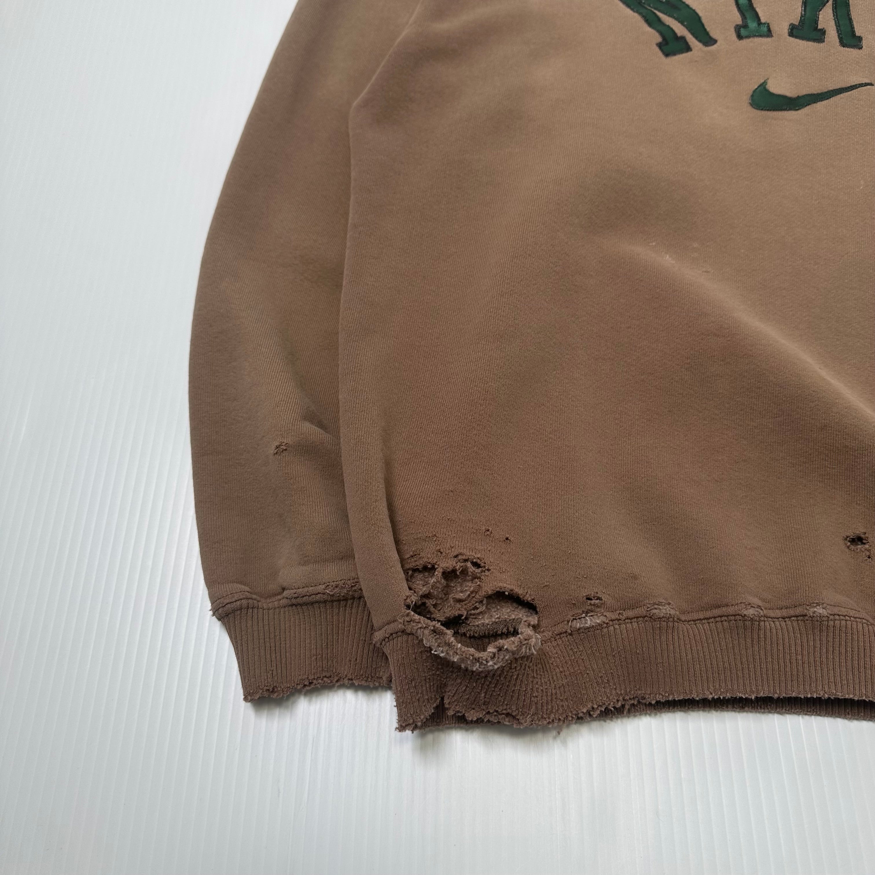90s Nike Spellout Distressed Crewneck XL