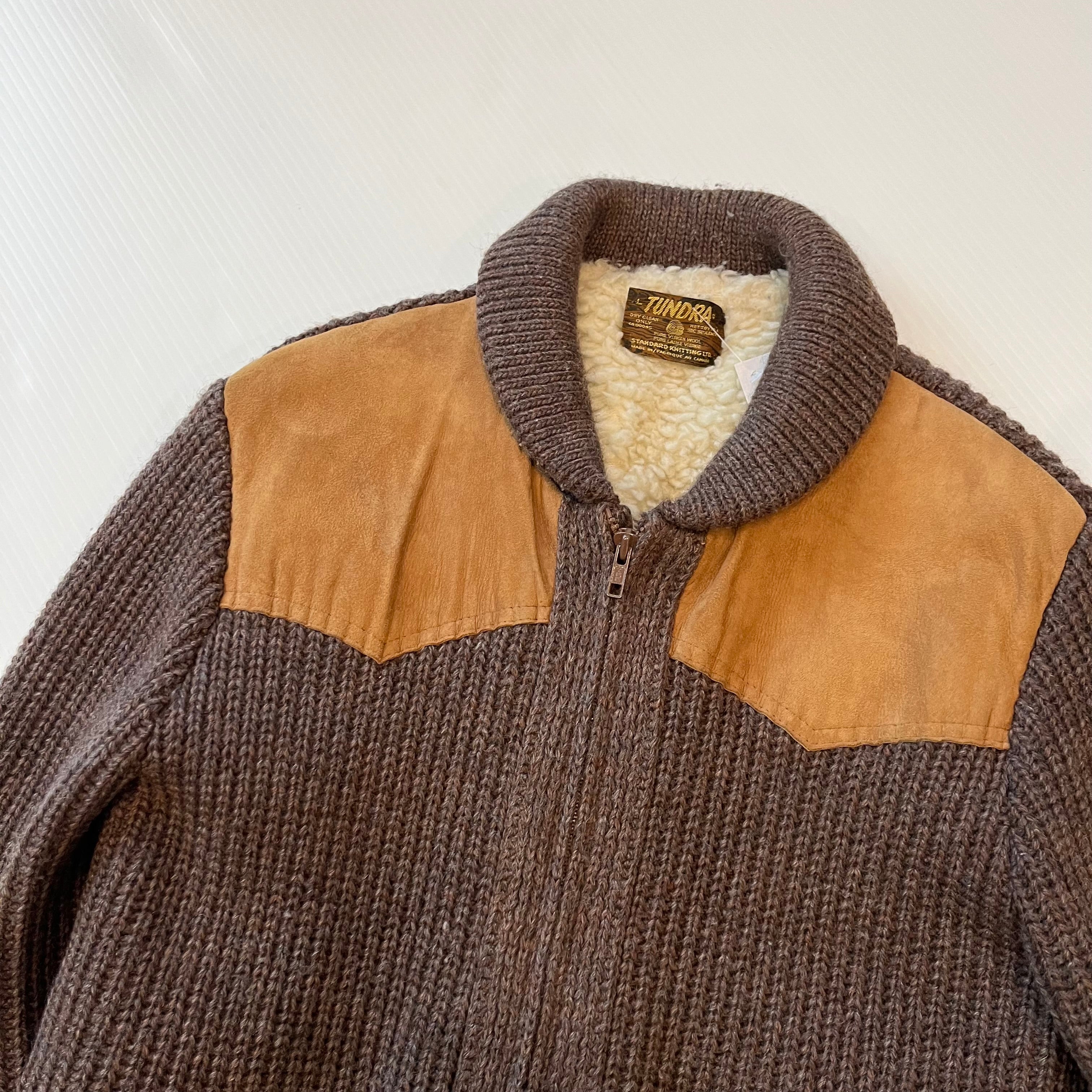 Vintage Tundra Sherpa Lined Wool Jacket L