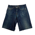 A.P.C. Reworked Baggy Dark Wash Denim Shorts 31