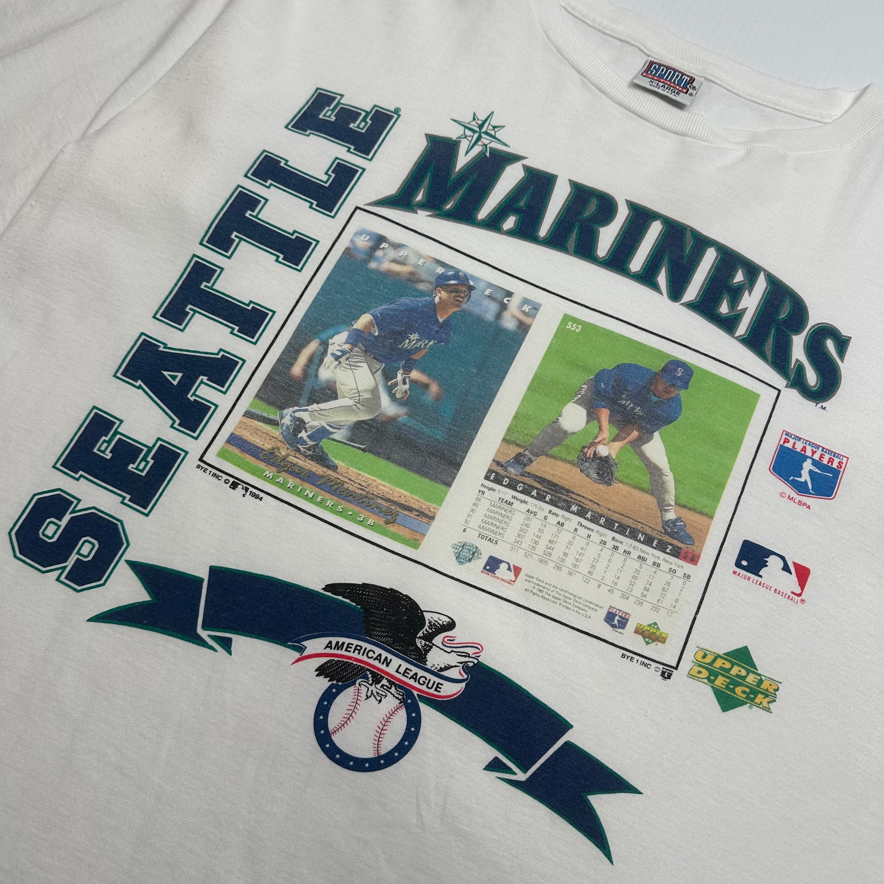 1994 Upper Deck Seattle Mariners MLB Graphic Tee XL