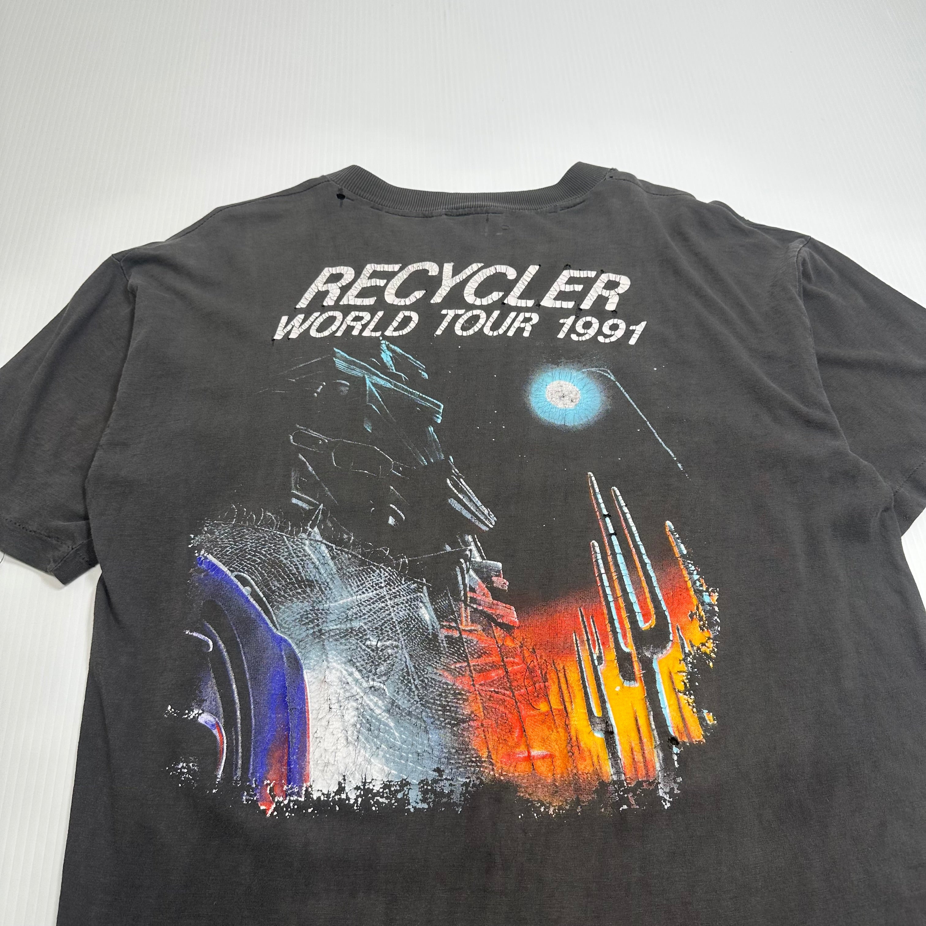 1991 ZZ Top Recycler World Tour Distressed Band Tee L