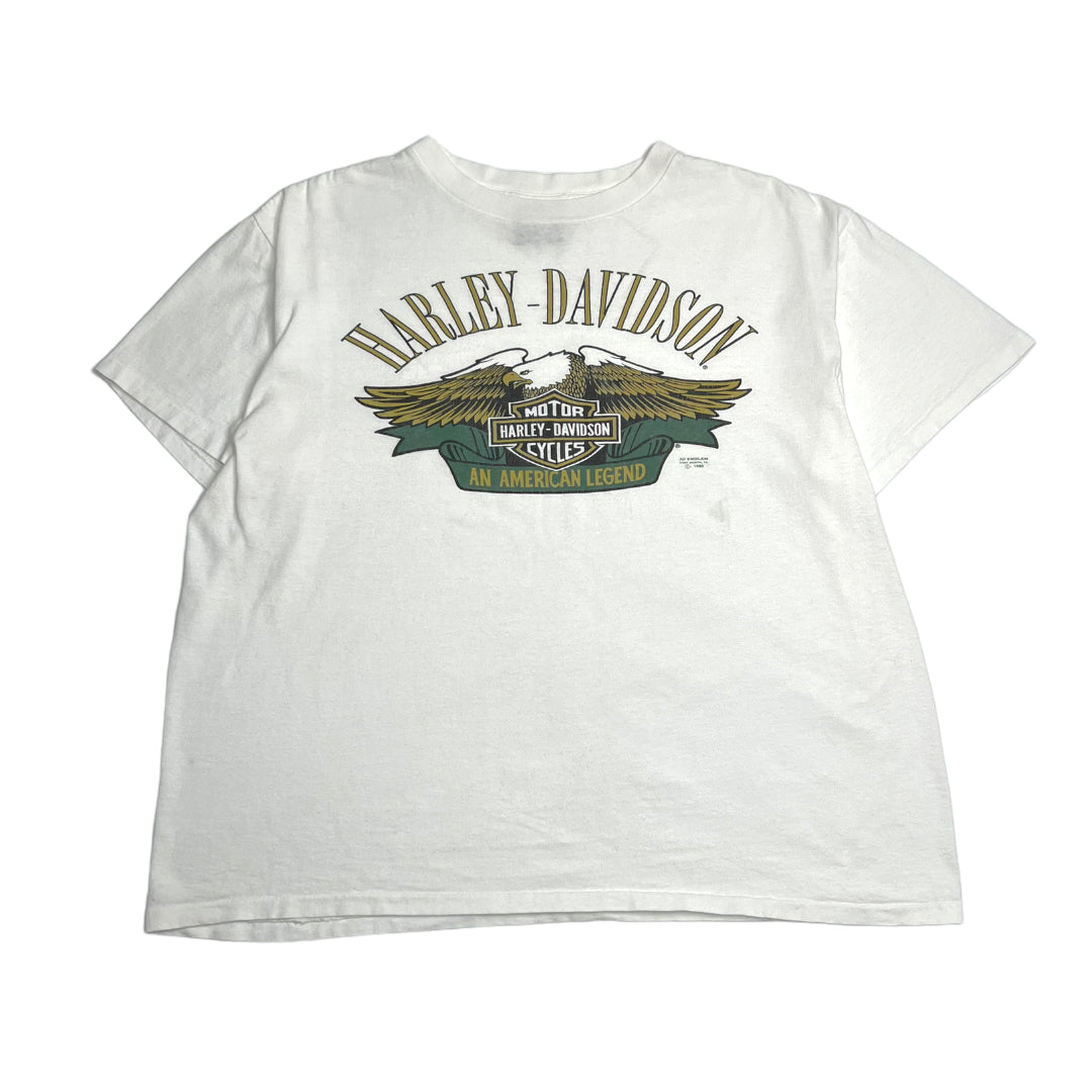 1990 Harley Davidson 3D Emblem American Legend Tee XL