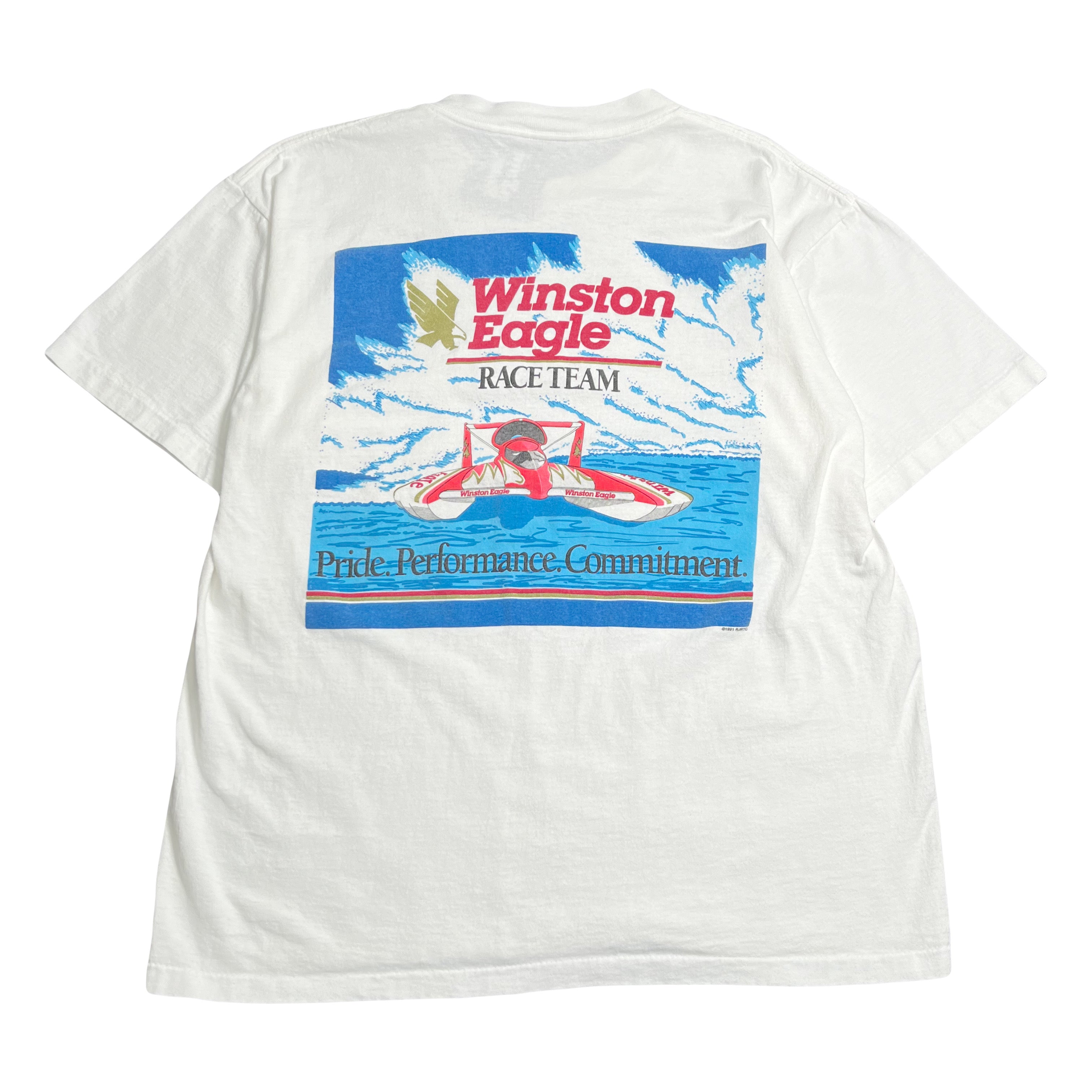 1991 Winston Eagle Race Team Pocket Tee XL