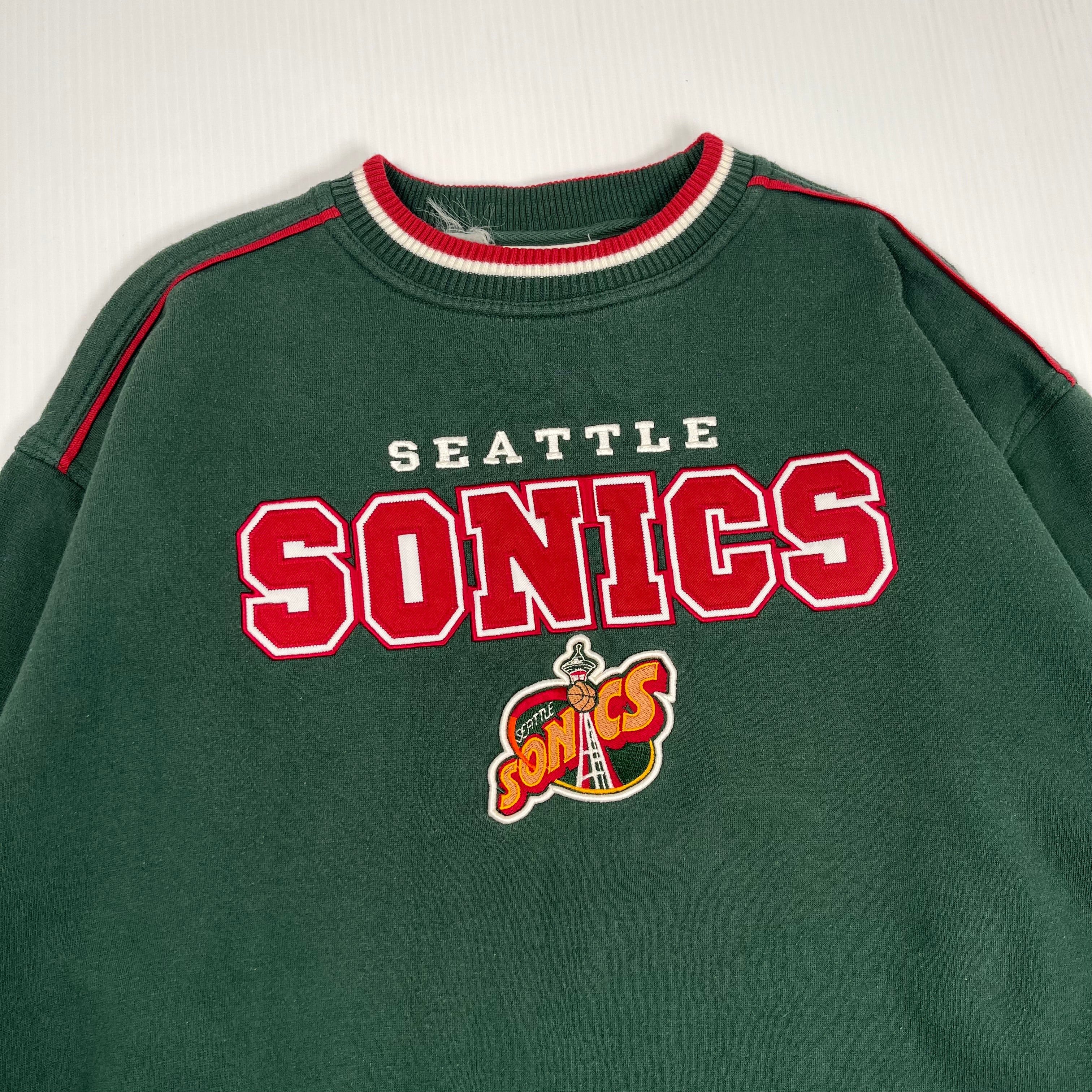 Vintage Lee Sport Seattle Sonics Crewneck L