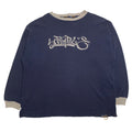 Y2K Southpole Navy Thermal Crewneck XXL